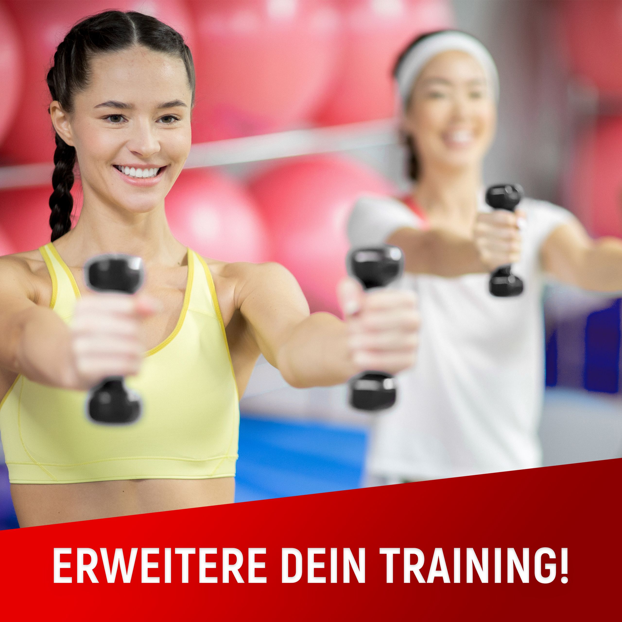 NEOLYMP 2er Set rutschfeste Neopren Hanteln 2 KG