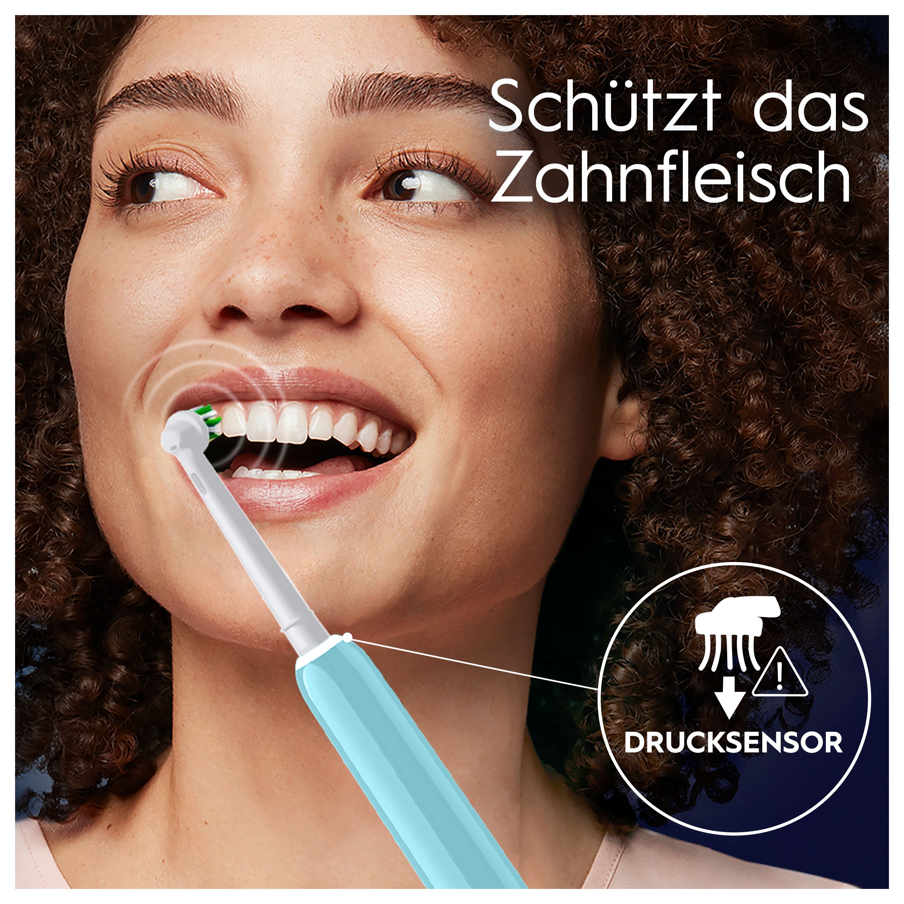 Oral-B Pro Series 1 Duopack Elektrische Zahnbürste, Blue/Black