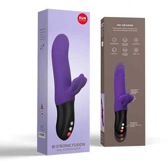 Fun Factory Bi Stronic Fusion Dual Pulsator Violet