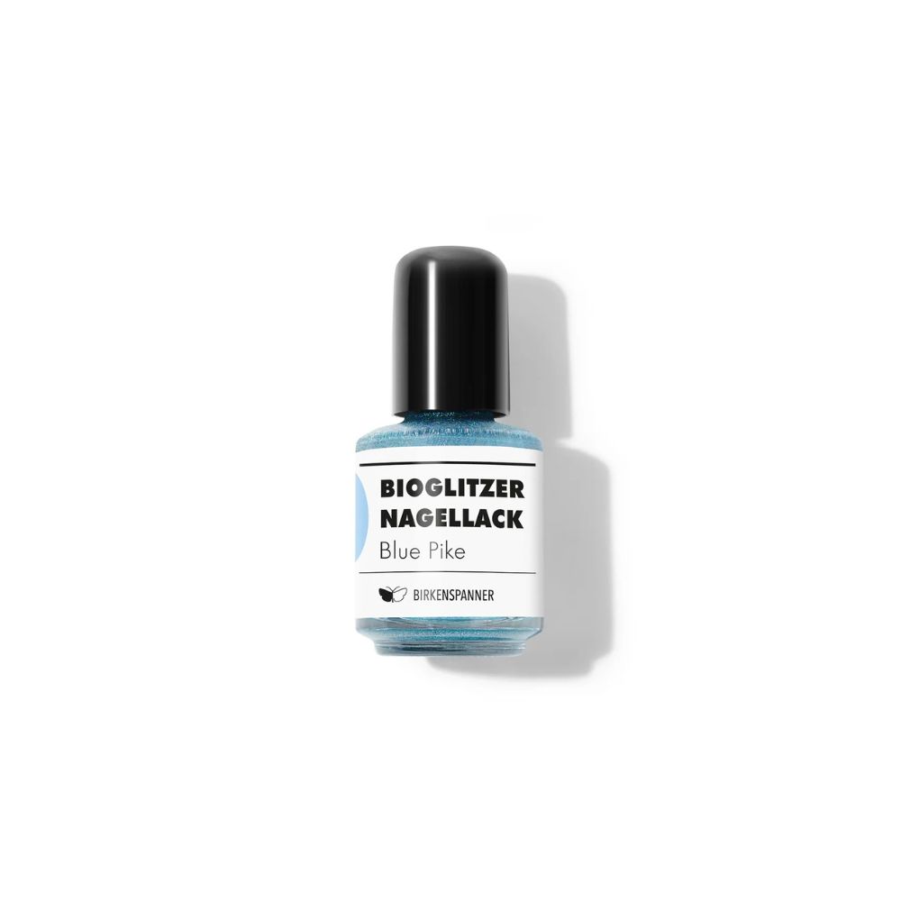 Birkenspanner Bioglitzer Nagellack Blue Pike 7,5ml