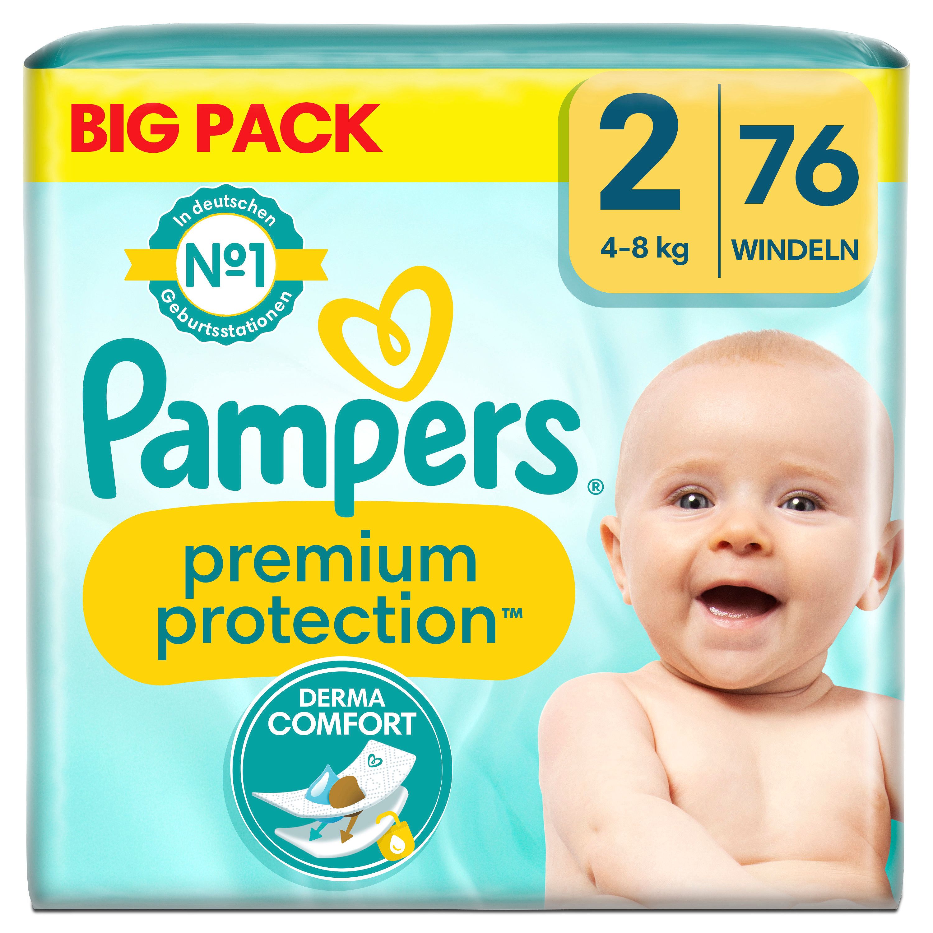 Pampers - Windeln "Premium Protection" Gr.2, 4-8kg
