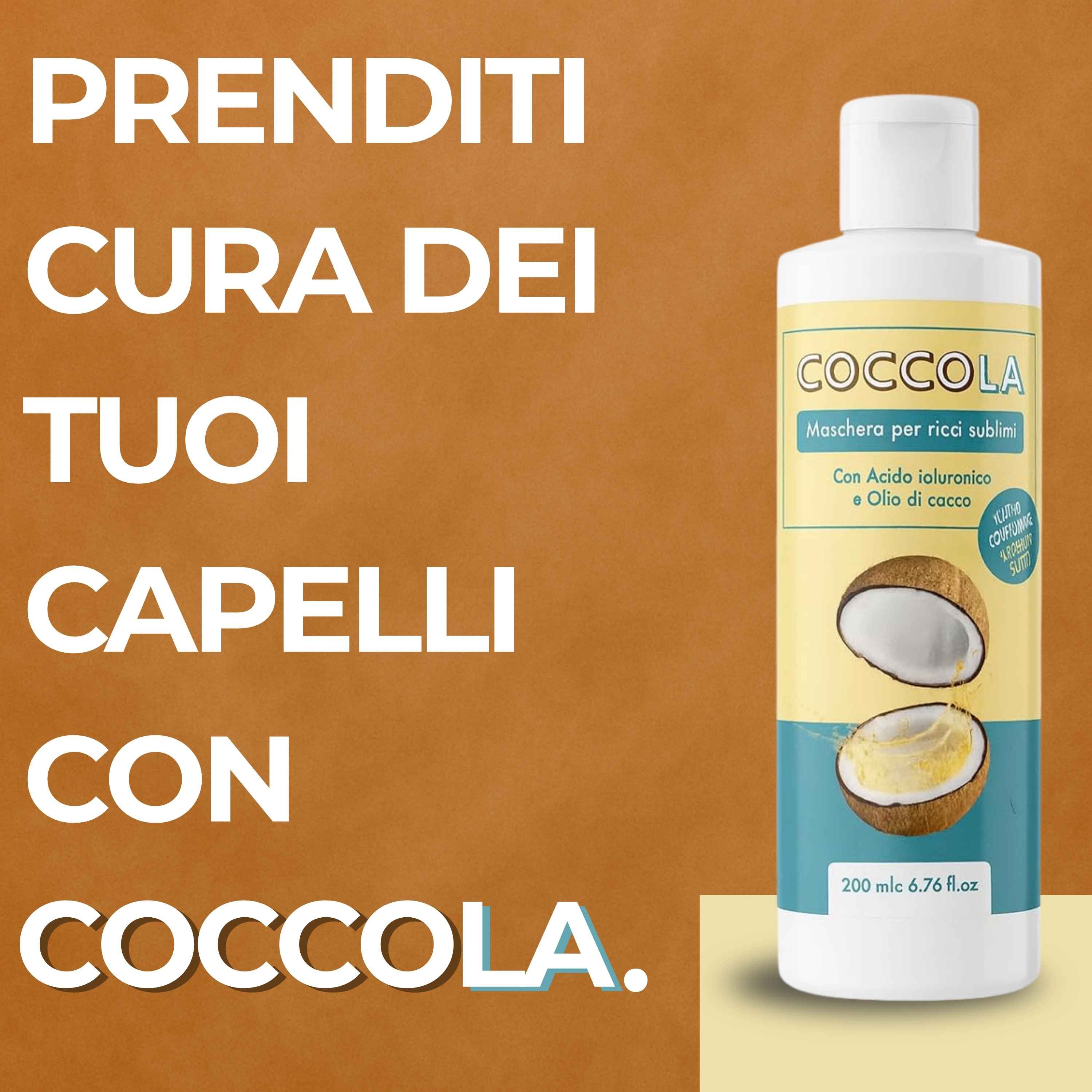 Aloha Labs Coccola - Haarmaske für definierte Locken mit Hyaluronsäure und Kokosöl