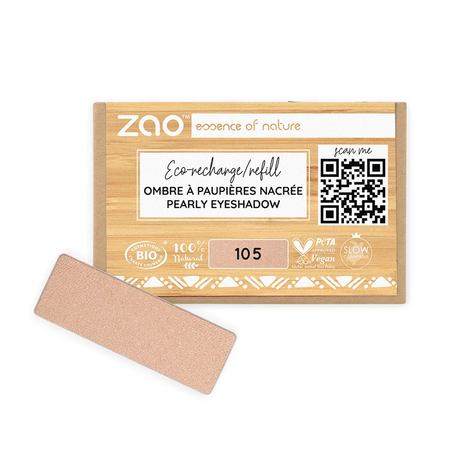 ZAO Make-up Ricarica Ombretto rettangolare Perlato 1 St