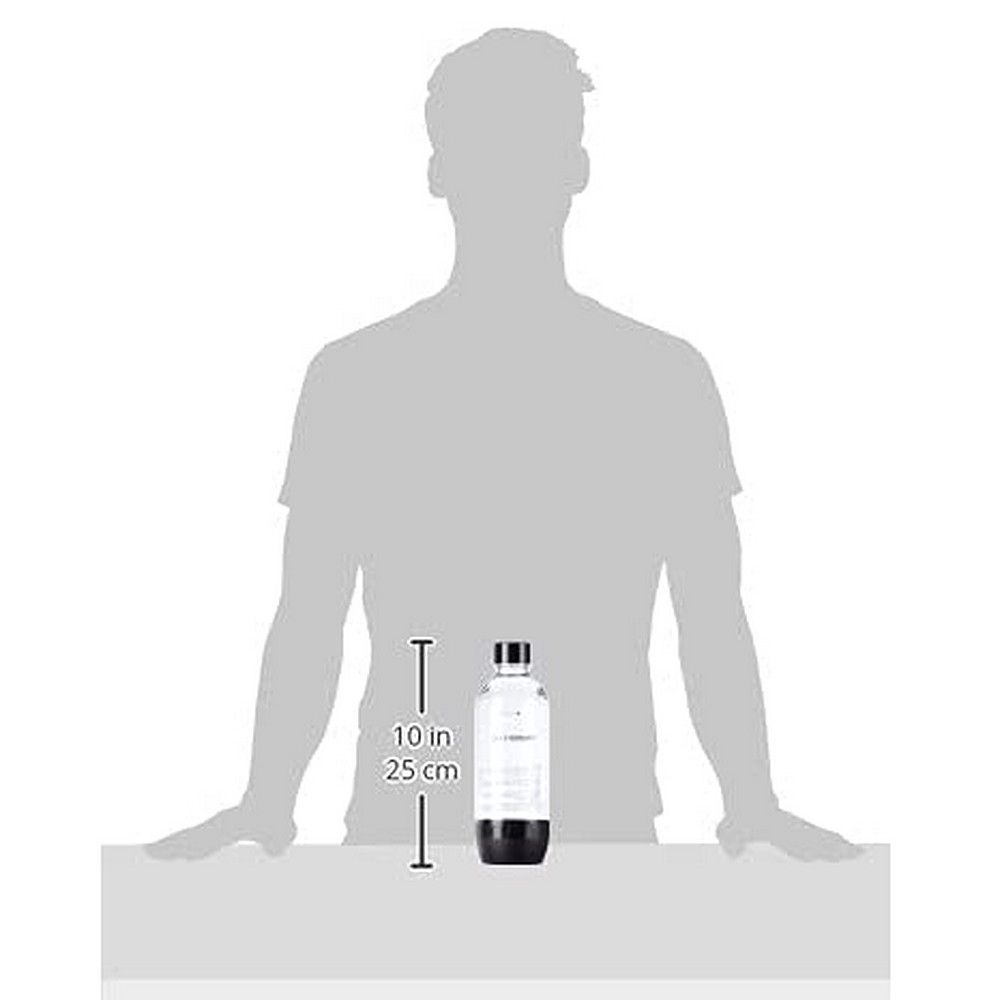 SodaStream PET Flaschen SET Standard 3x 1L weiss/schwarz