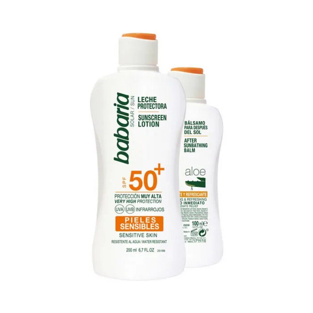 Babaria Sun Sunscreen Lotion Spf50 Plus  Set 2 Artikel