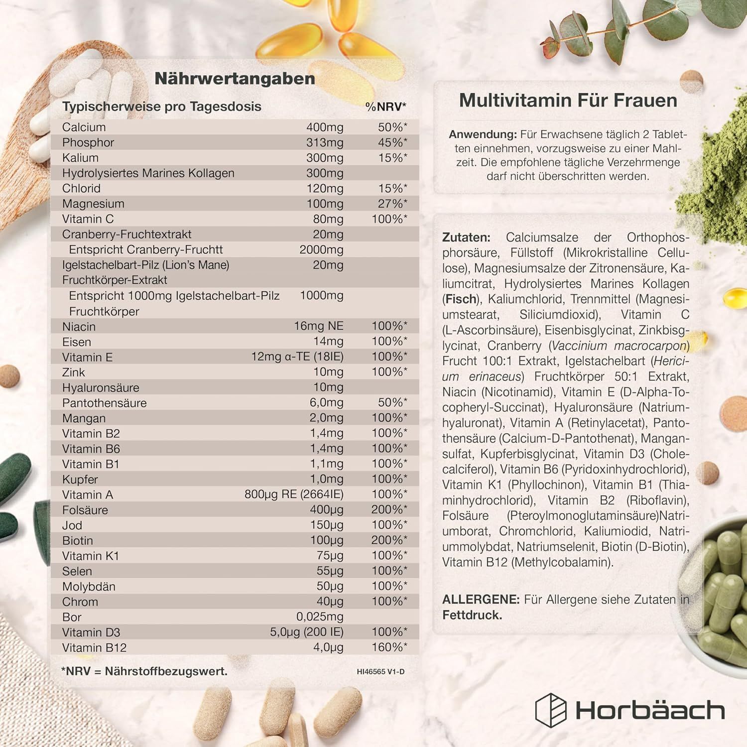 Horbäach Multivitamin für Frauen