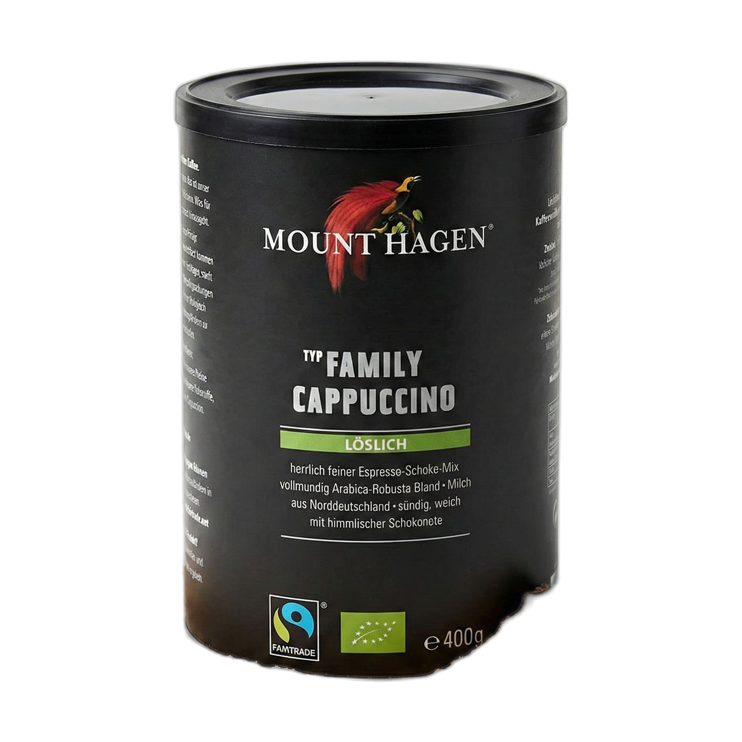 Mount Hagen Bio Cappuccino 400 g Pulver