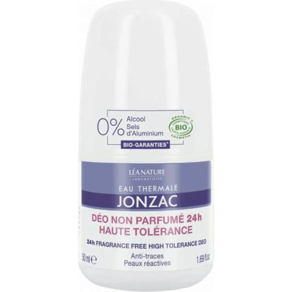 Eau de Jonzac Deodorant: 50ml, 24h Wirksamkeit, hohe Toleranz, ohne Duft.