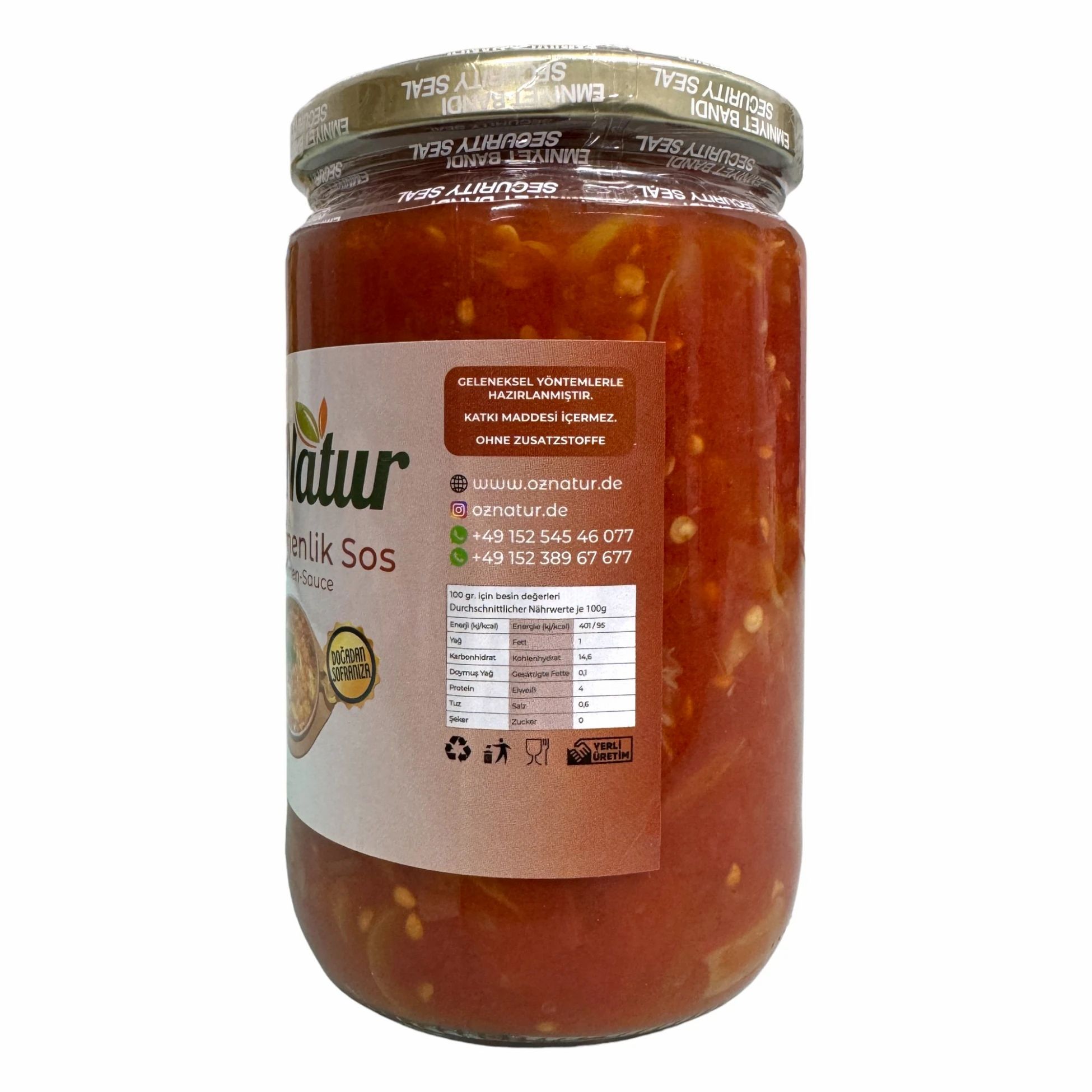 Öz Natur | Menemen Soße