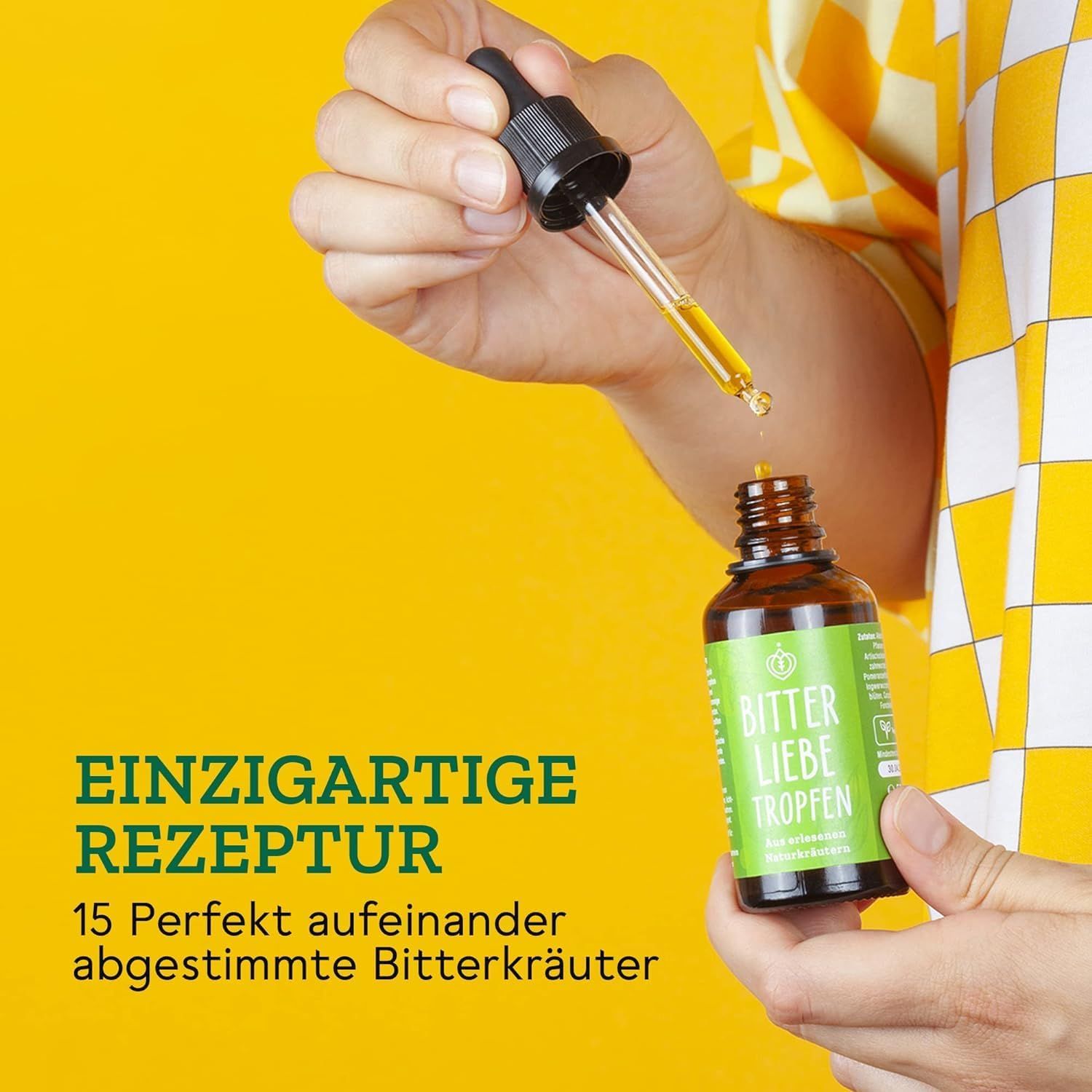 BitterLiebe Bittertropfen - Bitterstoffe Tropfen nach Hildegard von Bingen mit Löwenzahn