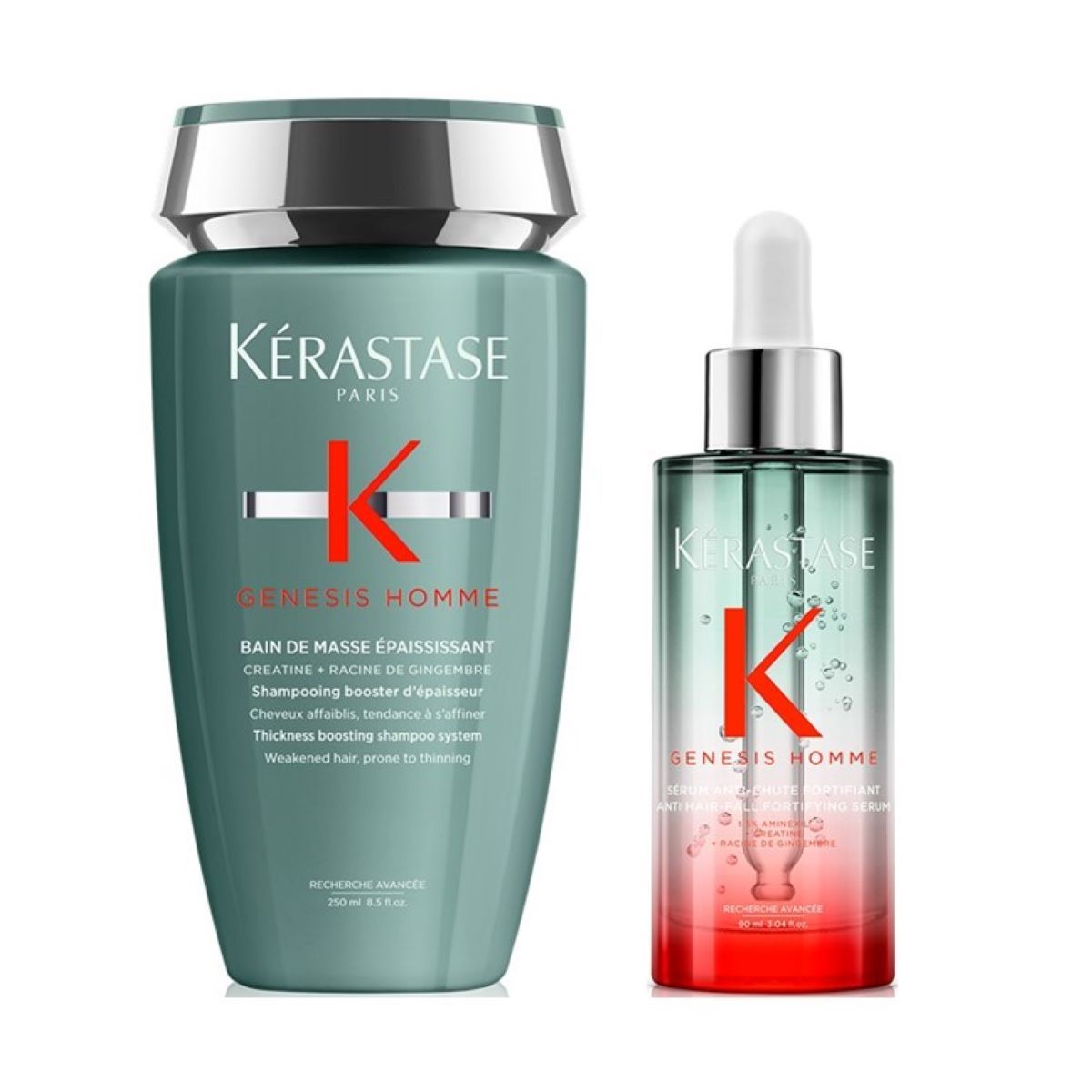 Kérastase Genesis Homme Set (Bain de Masse / Serum) 340 ml