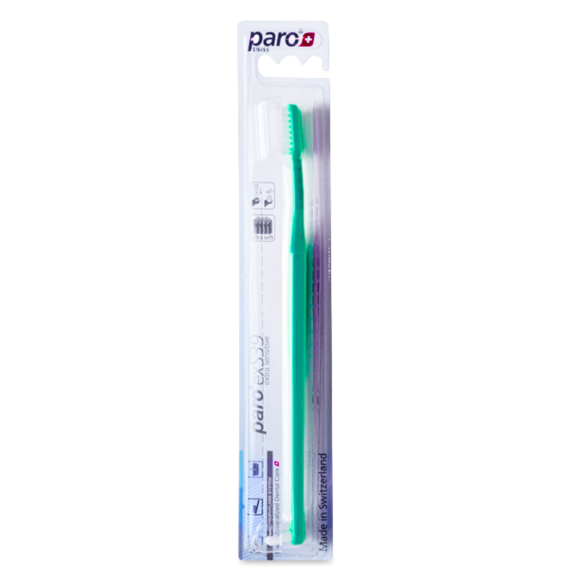 Paro exS39 ultra soft Zahnbürste mit Zwischenraumbürste 2 St