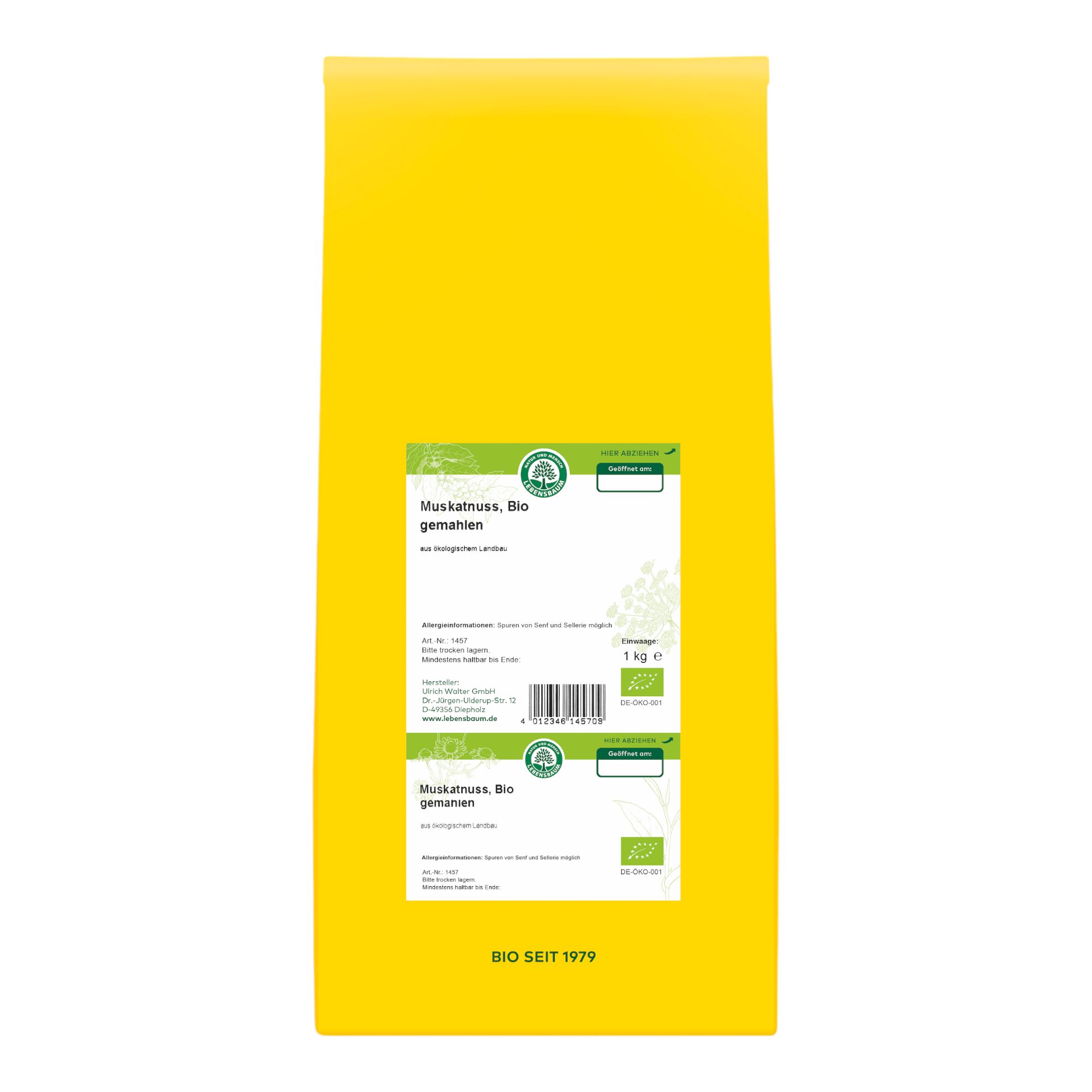Bio Muskatnuss gemahlen 1000 g