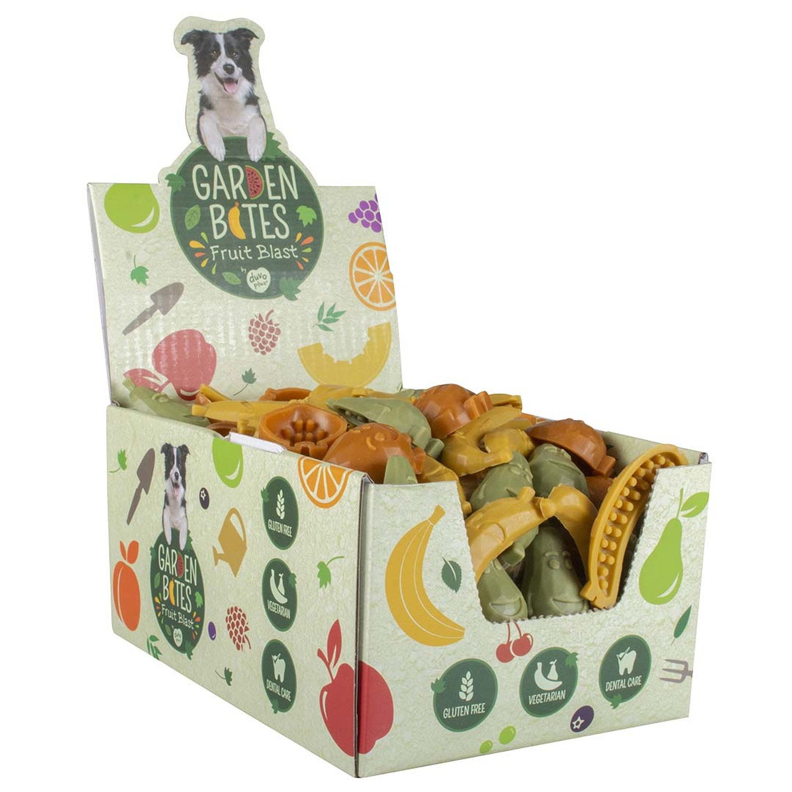 Garden Bites - Fruity Friends - fruchtiger Zahnpflege Snack für Hunde