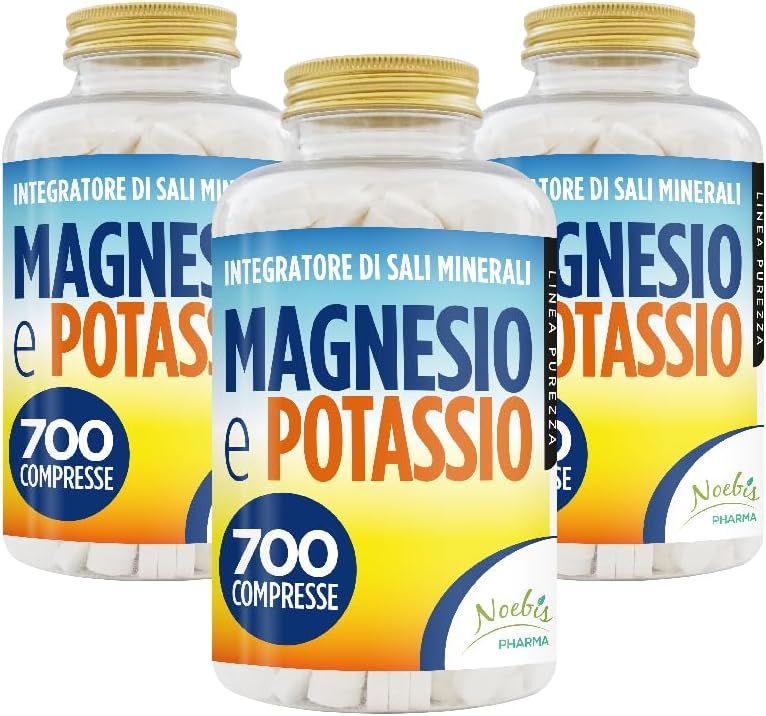 Noebis Pharma Magnesio e Potassio – Citrati – 700 Compresse