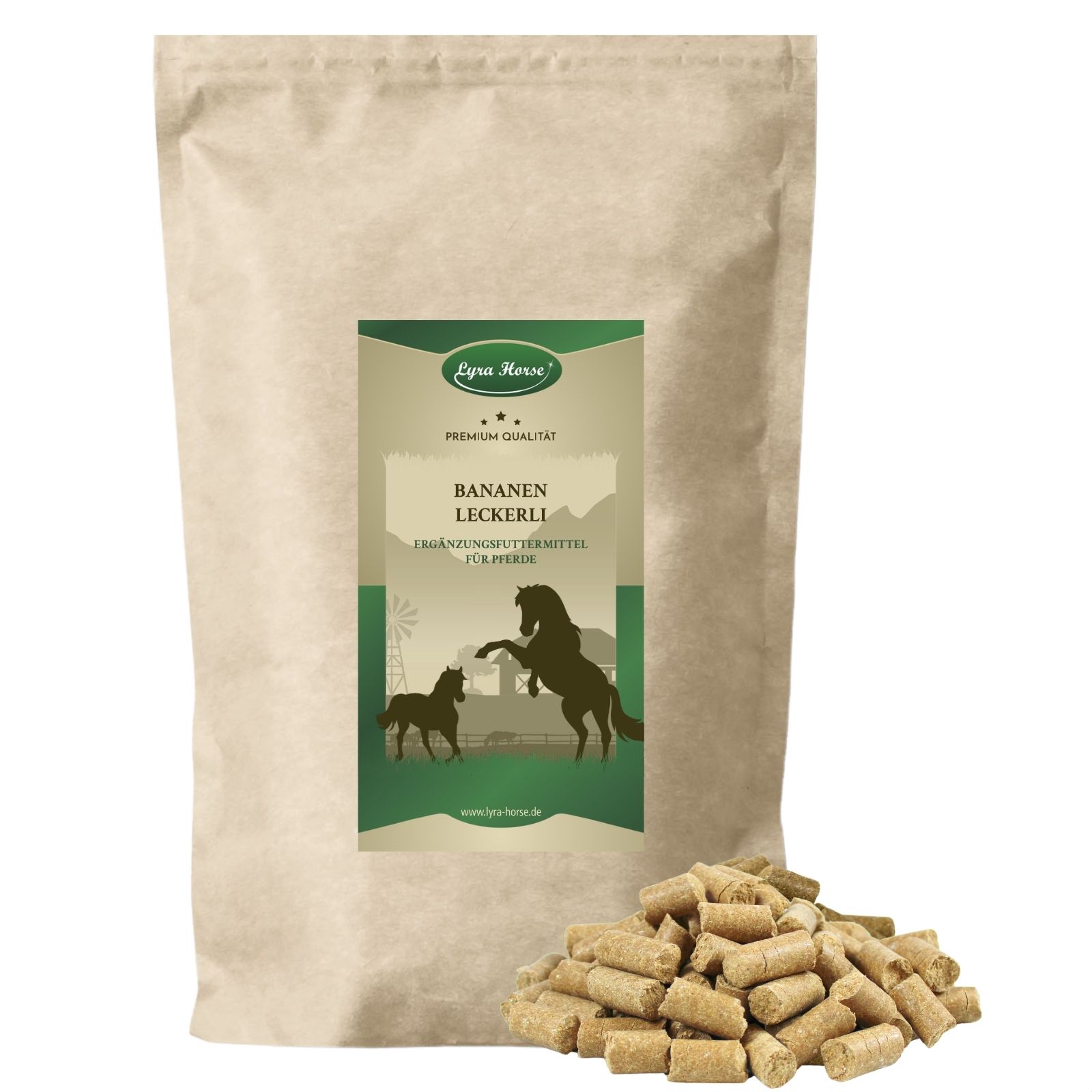 Lyra Horse® Bananen Leckerli 5 kg Futter