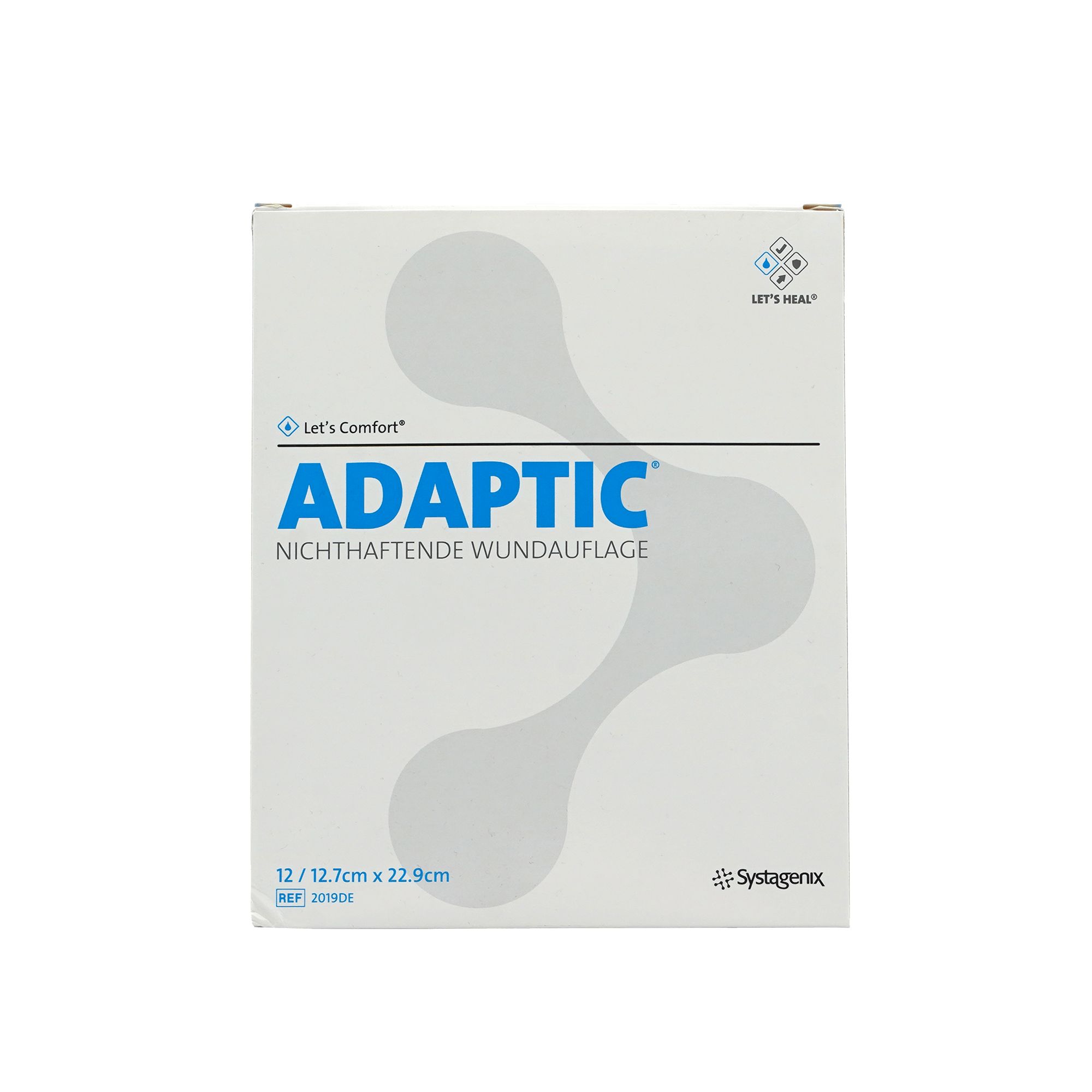 Adaptic 12,7 x 22,9 cm Feuchte Wundauflage (12 Stk.) 12 St