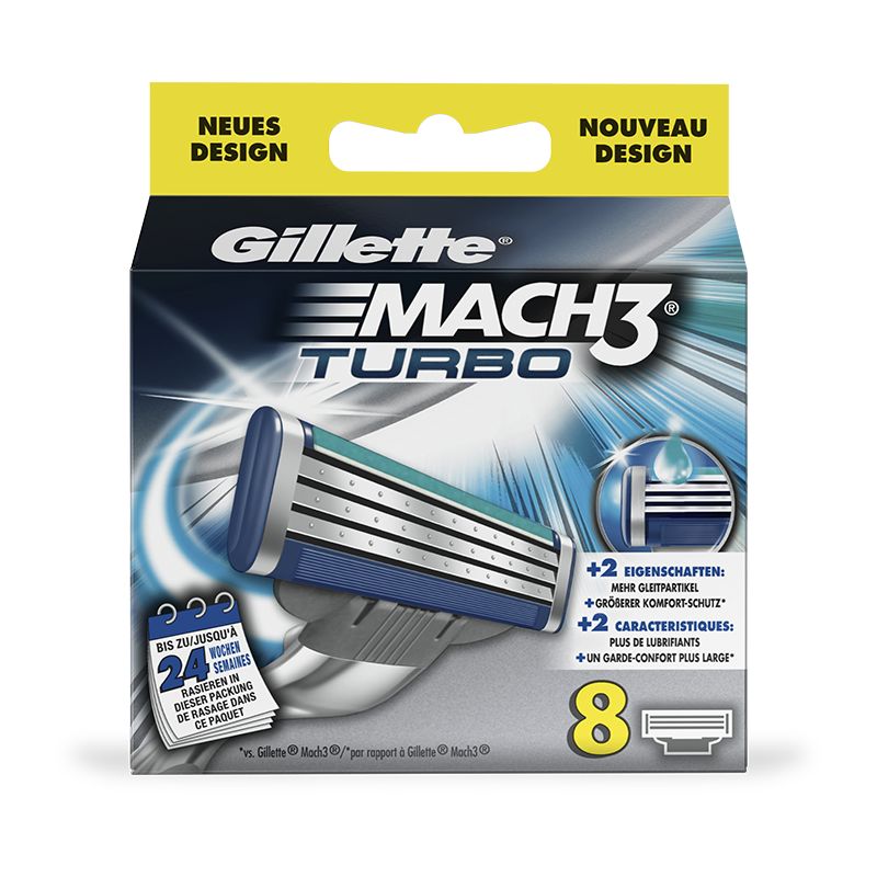 Gillette - Rasierklingen "MACH3 Turbo"