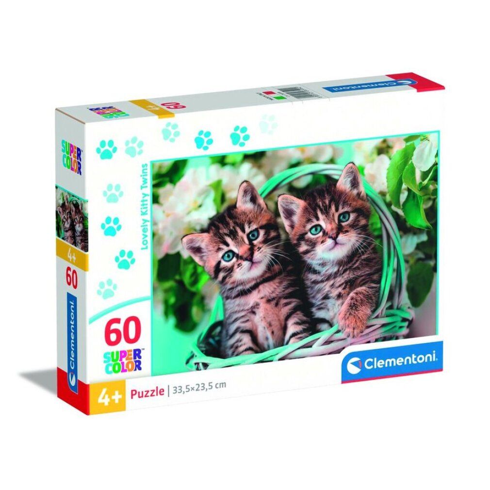 clementoni Puzzle Zwillingsbabys 60 Teile