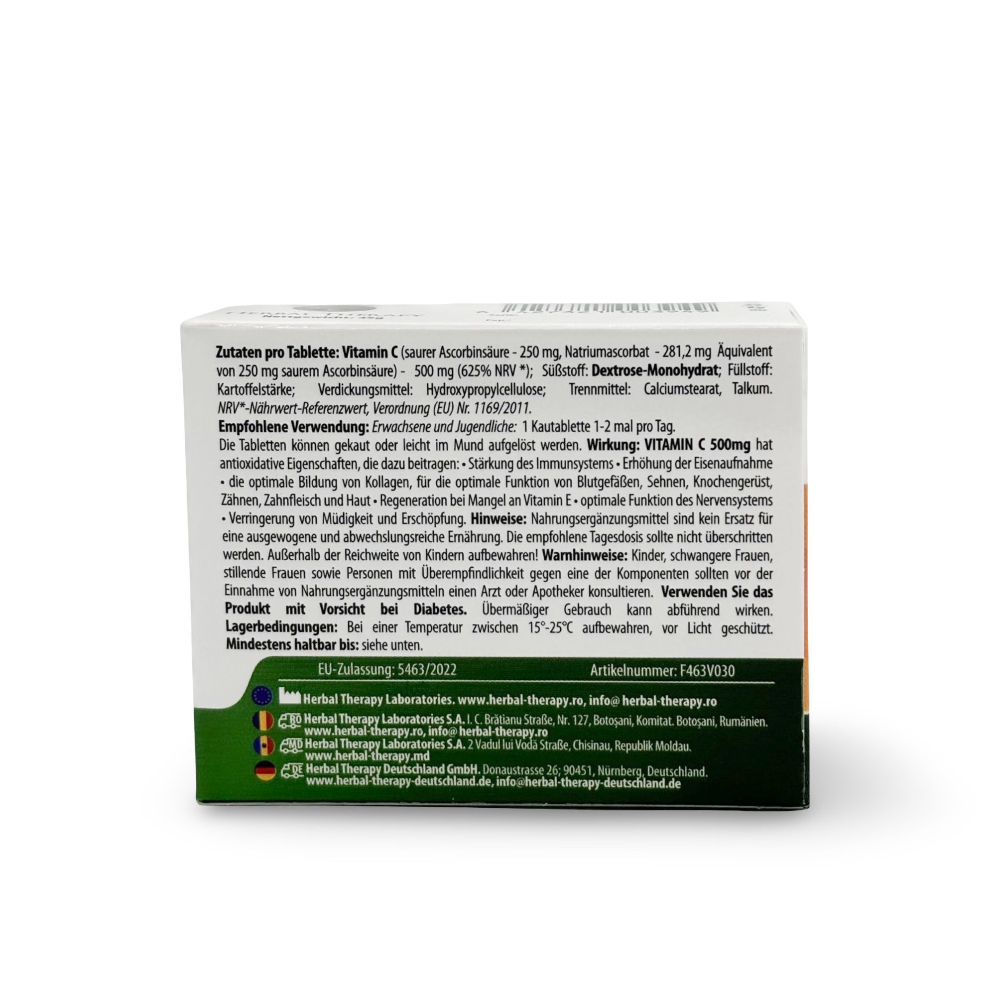Herbal Therapy Vitamin C 500 mg