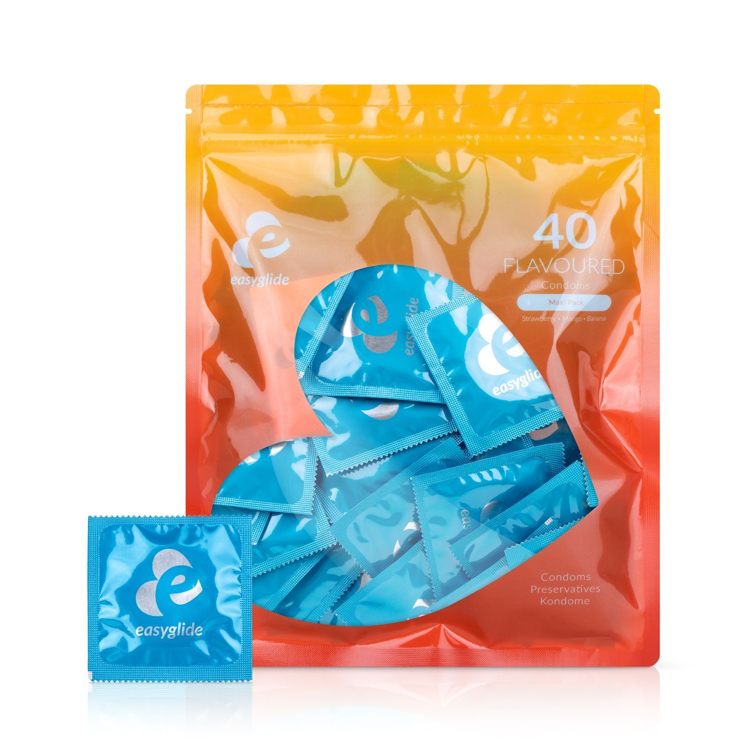 EasyGlide Kondome mit Geschmack 40 St Shop Apotheke