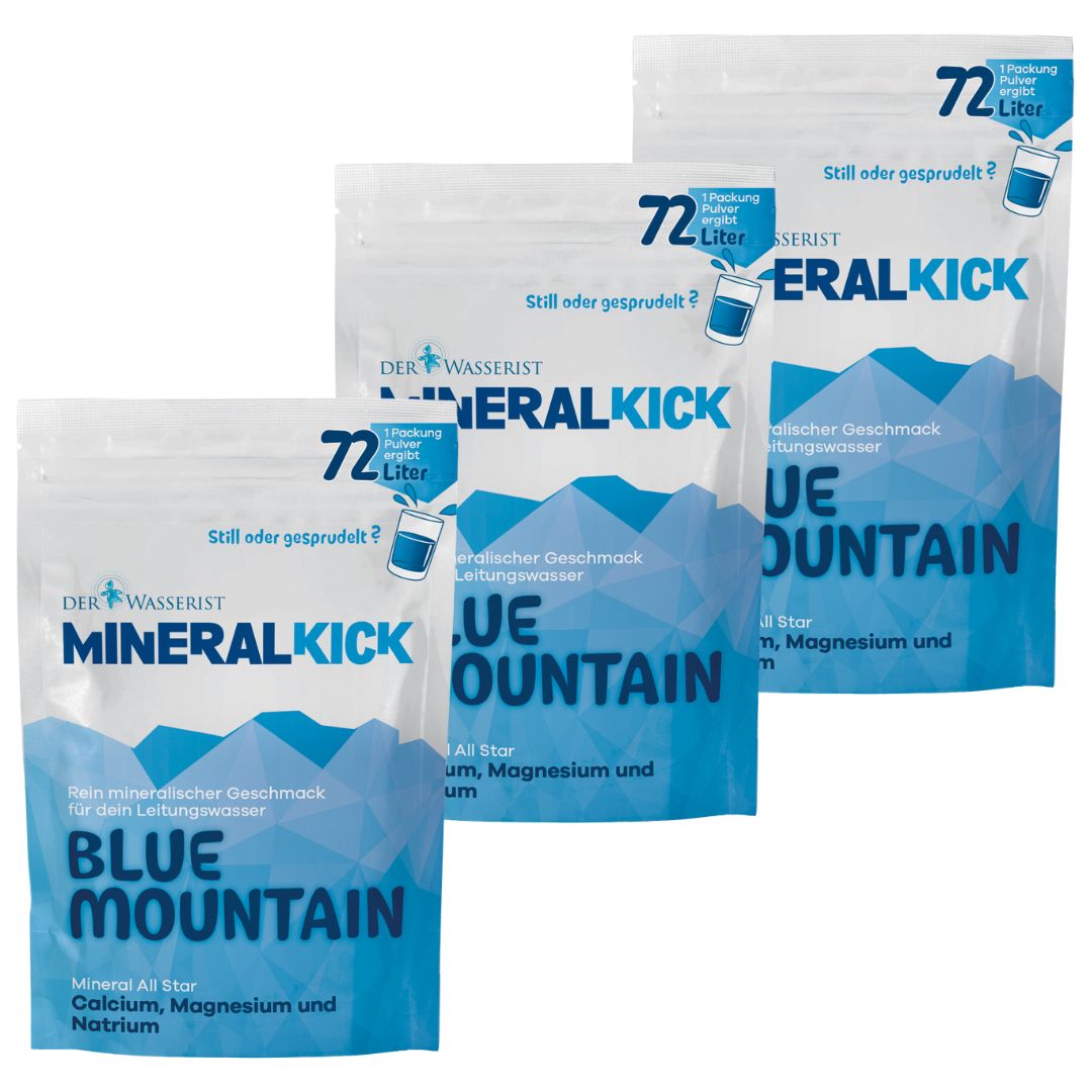 Der Wasserist MineralKICK BLUE MOUNTAIN