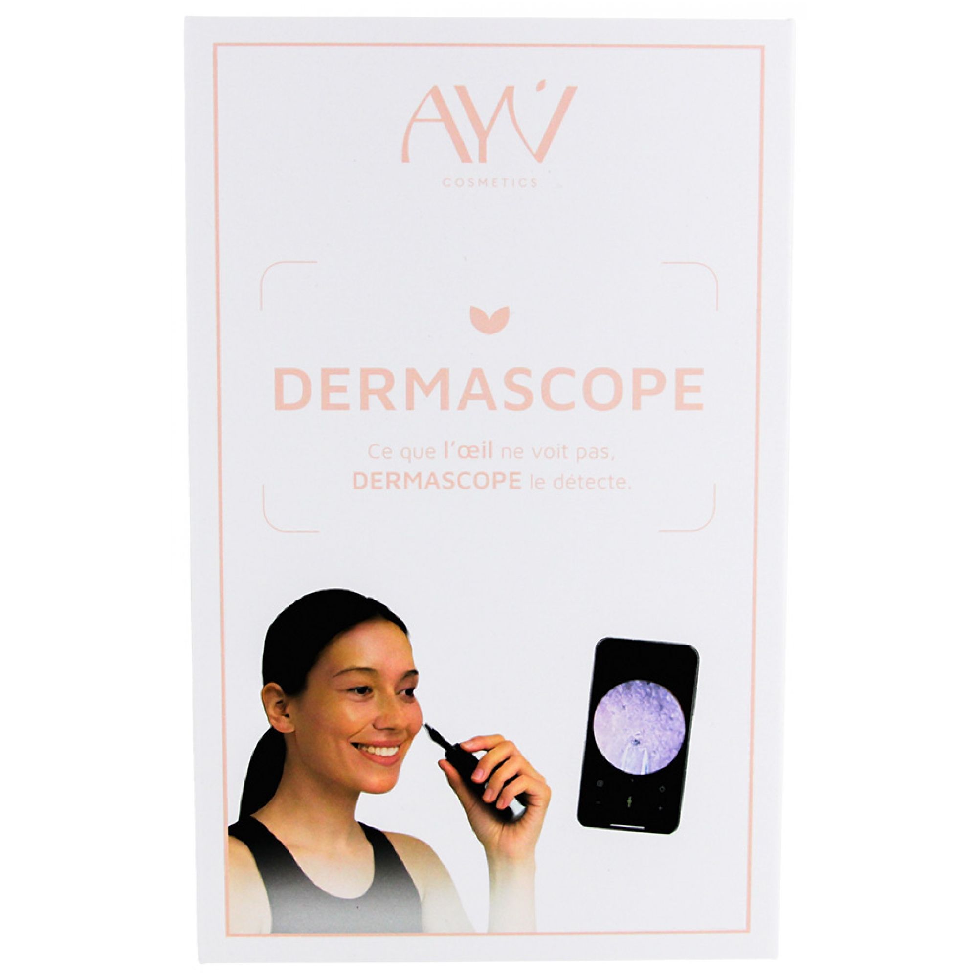 AYV Cosmetics Dermascope Multifunktionspinzette HD (Farbe: Weiß) 3,2x12,1x19,3 cm