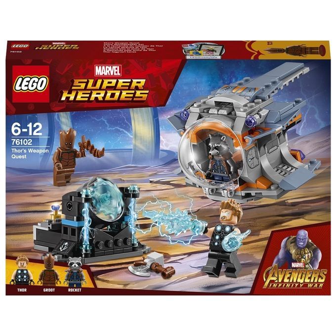 LEGO Marvel Super Heroes La ricerca dell'arma suprema di Thor - 76102