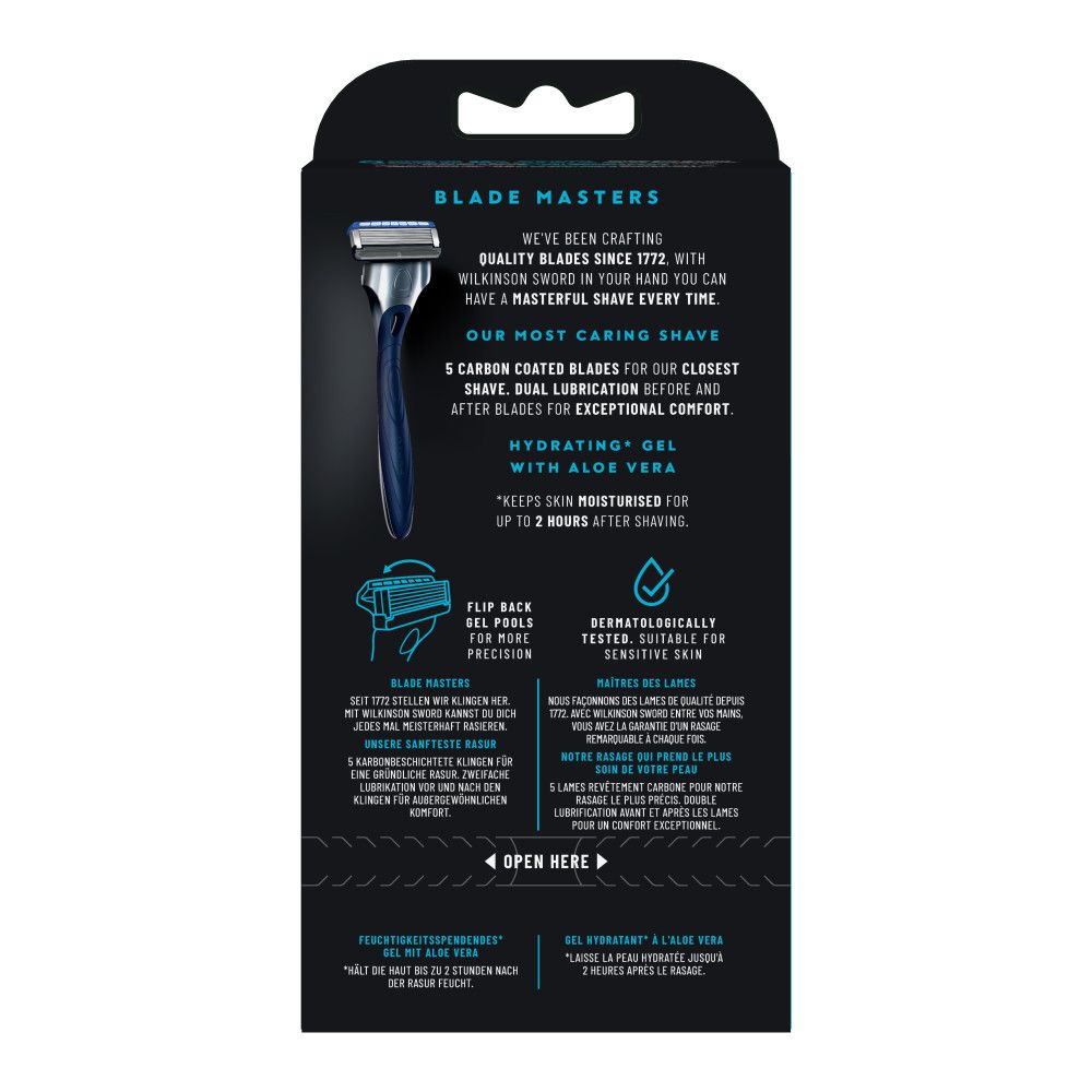 Wilkinson Sword Intuition Complete Care Mini Rasierer mit Reiseetui.