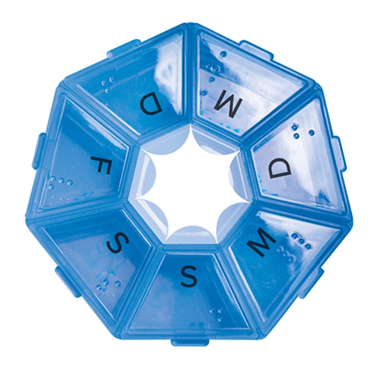 Lifemed Wochen-Pillendose mit 7 Fächern Wochendispenser