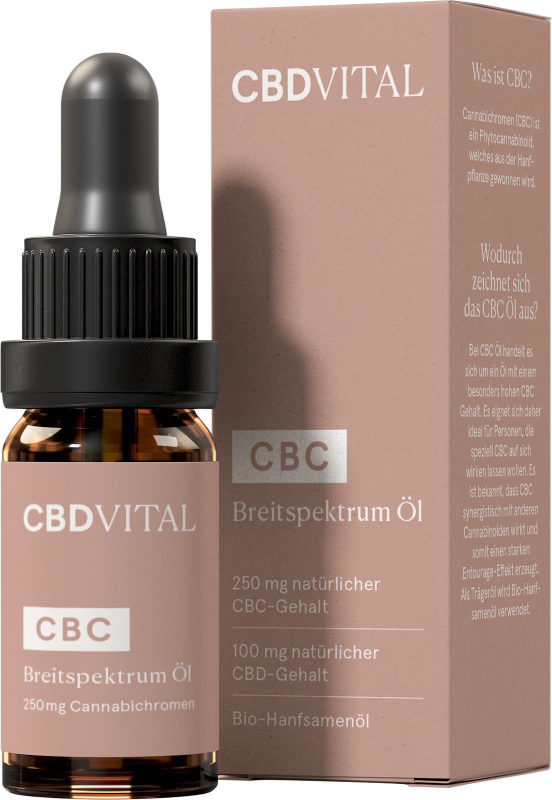 CBD Vital CBC Öl 2,5% | Breitspektrum mit 10 ml Tropfen