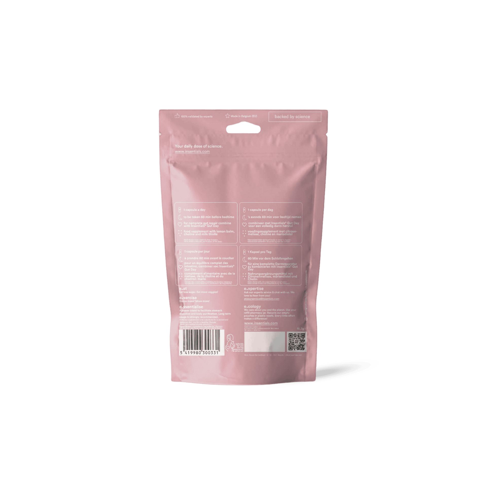 Insentials - Gut Night (GASTROLISSE™) - Nächtliche Unterstützung für Magen & Verdauung