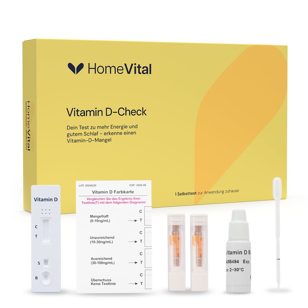Homevital Vitamin D-Check Selbsttest Blut 1 St Test