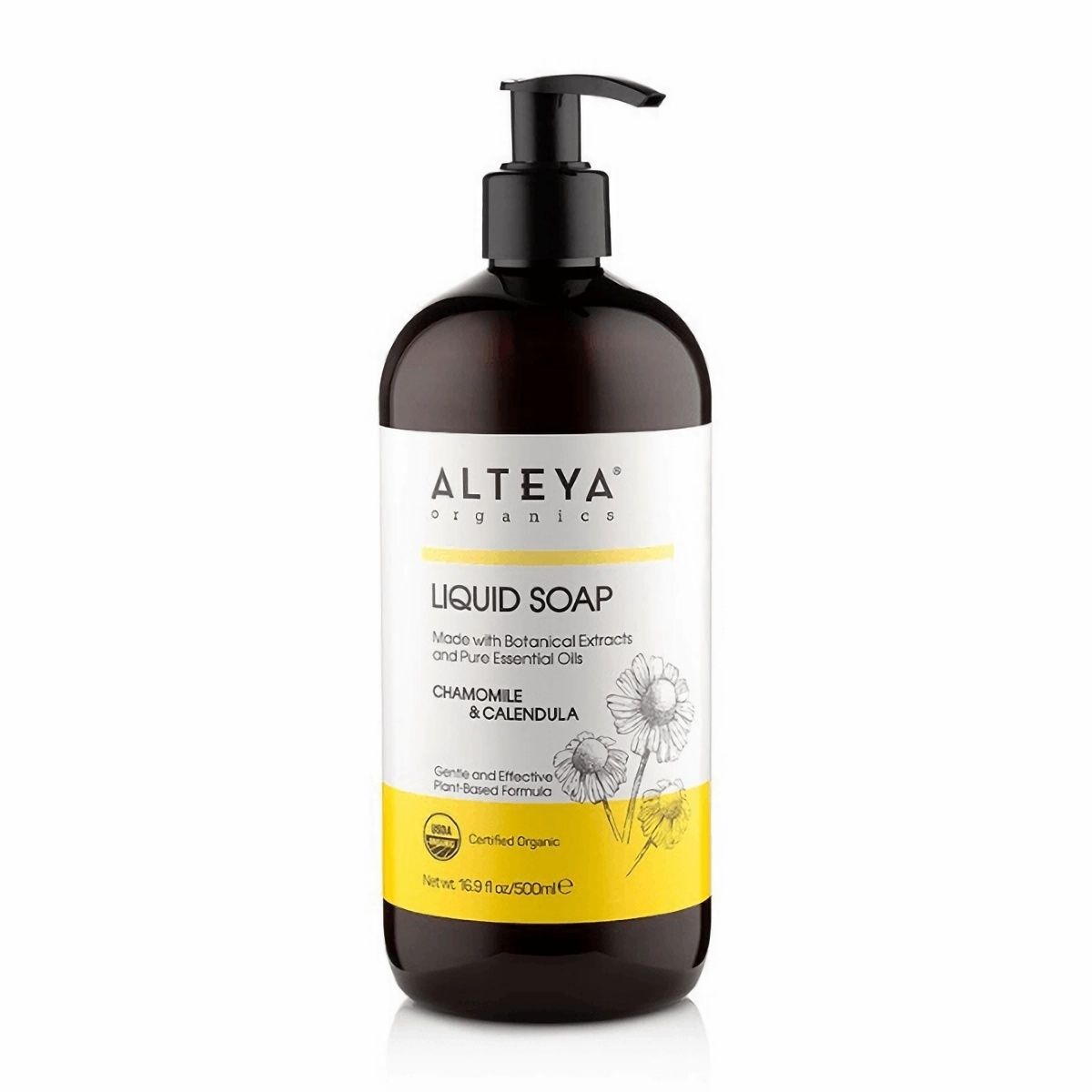 Alteya Organics Kamille und Ringelblume Flüssigseife
