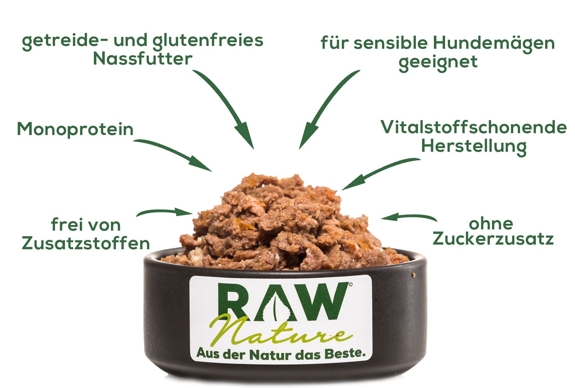 RAW Nature Nassfutter Fasan Pur mit Möhren & Amaranth, getreidefrei