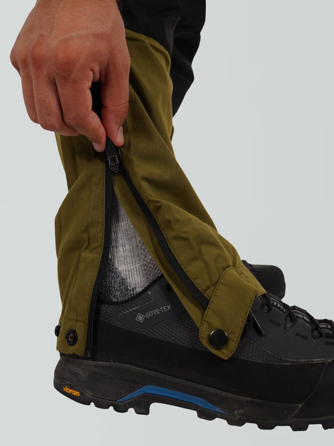ALPENWERT Wanderhose Herren Olive Grün XXL