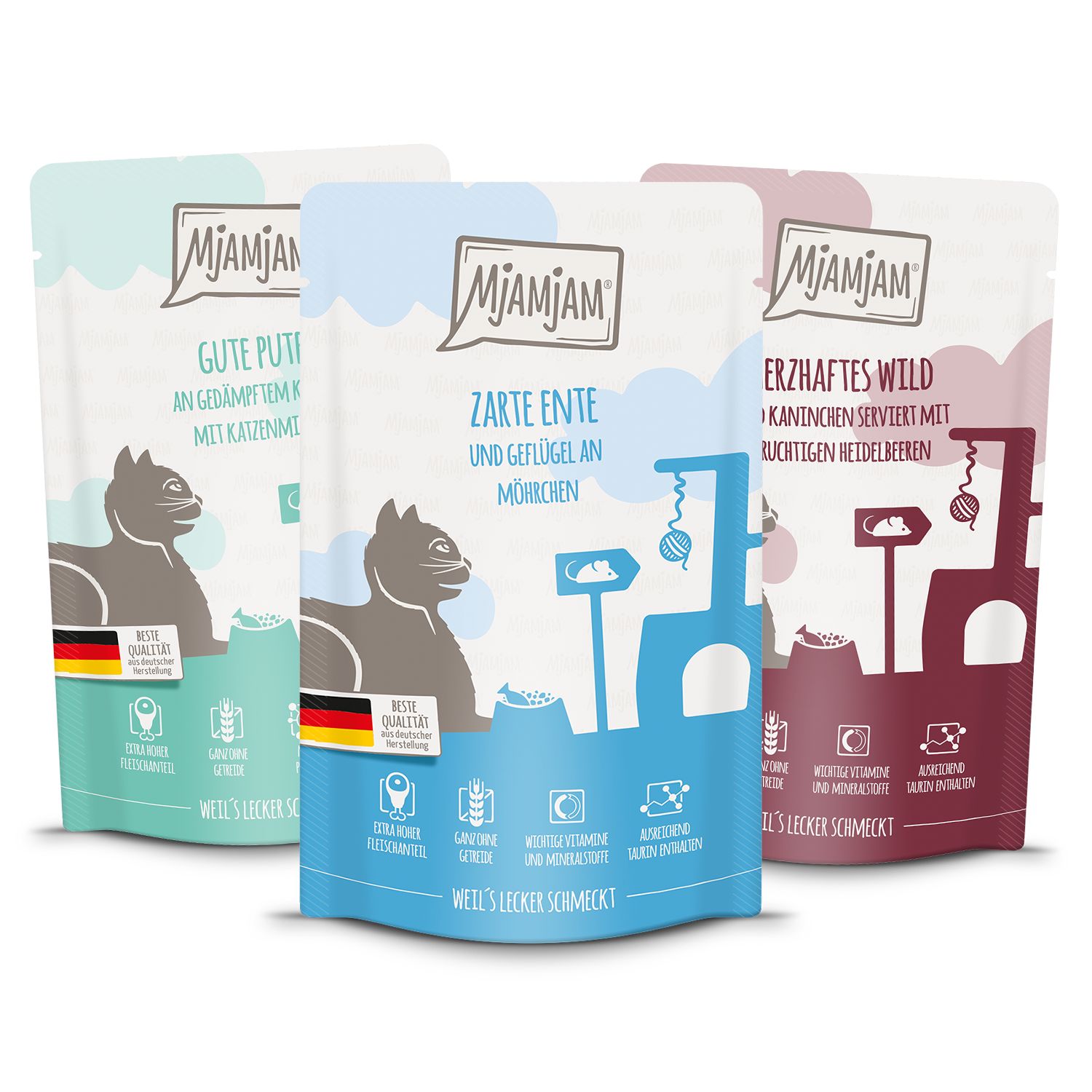 MjAMjAM - Probierpaket 2 12x125 g Futter
