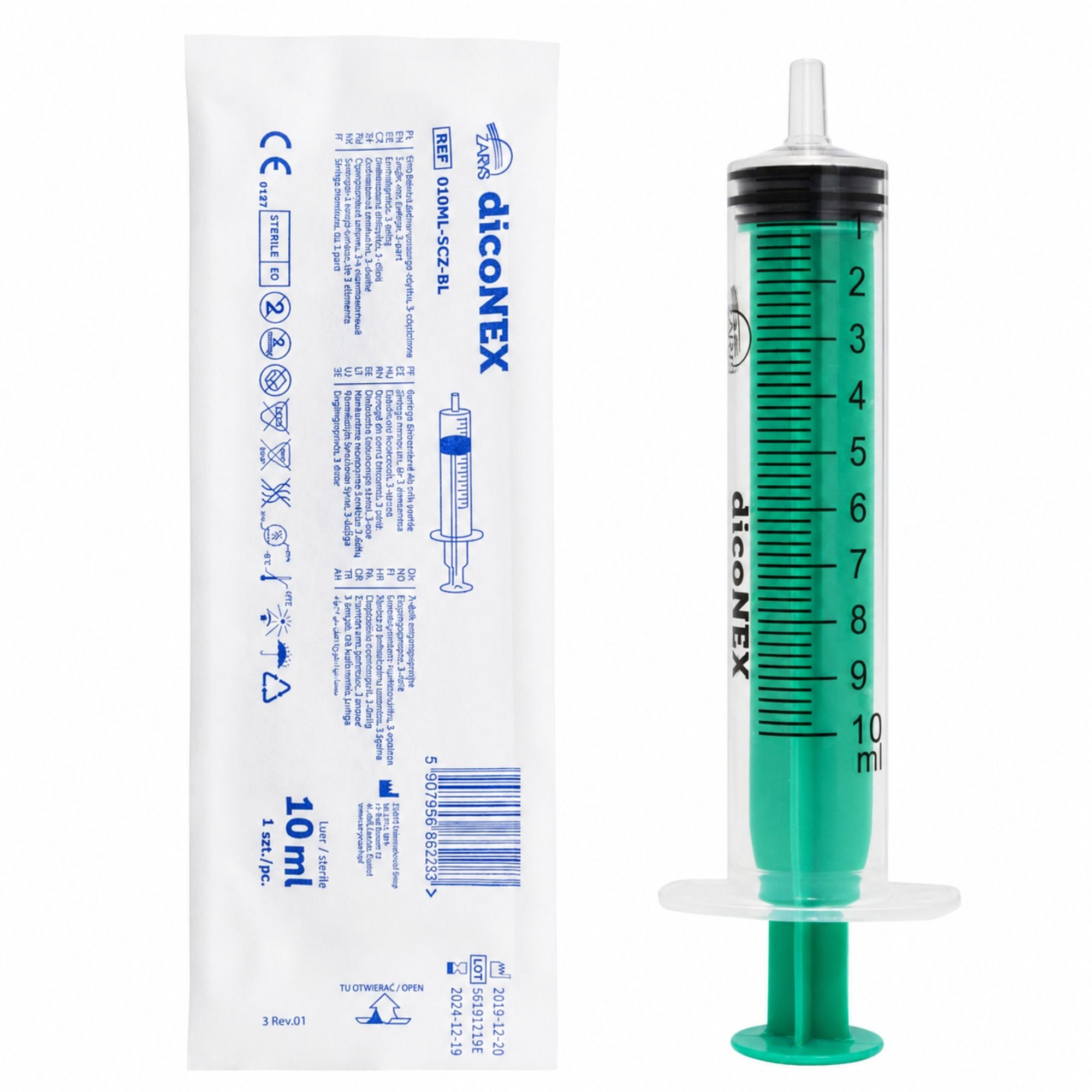 dicoNEX Einmalspritze 10 ml steril Luer-Slip