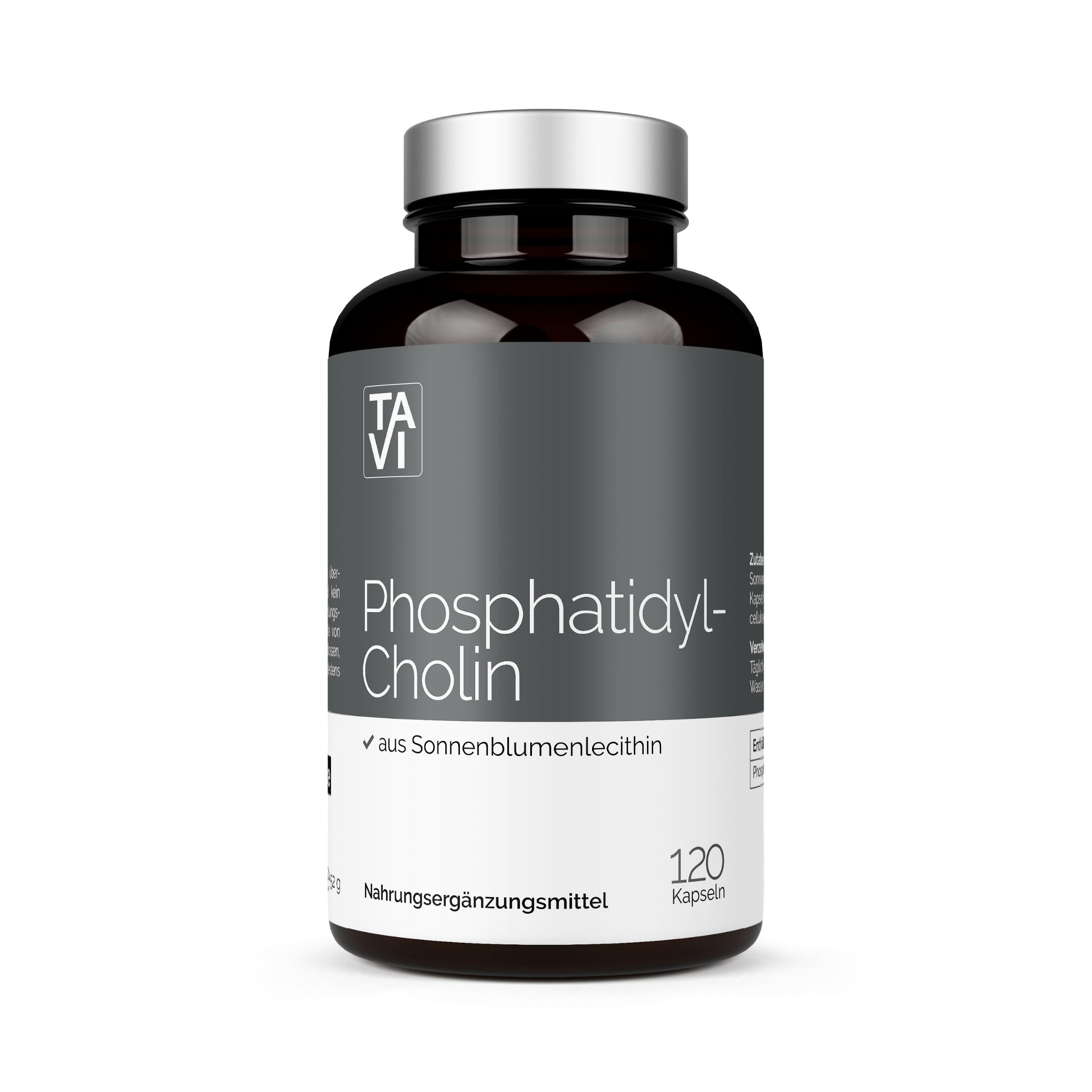 Tavi® Phosphatidylcholin Kapseln aus Sonnenblumenlecithin (sojafrei) 34 g
