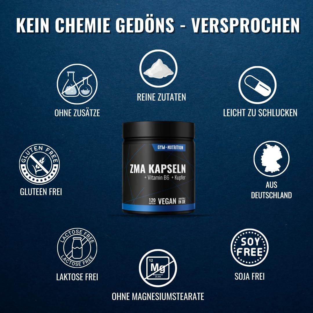 Gym Nutrition ZMA Kapseln