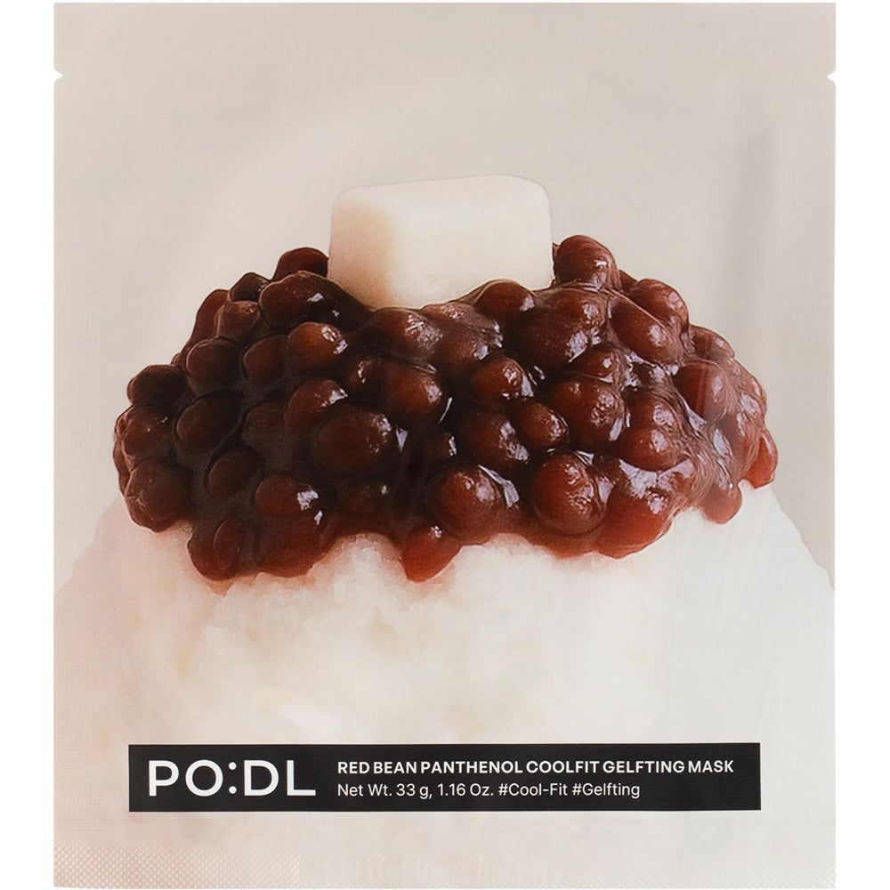 Podl Red Bean Panthenol Coolfit Gel-Tuchmaske 1 St Gesichtsmaske