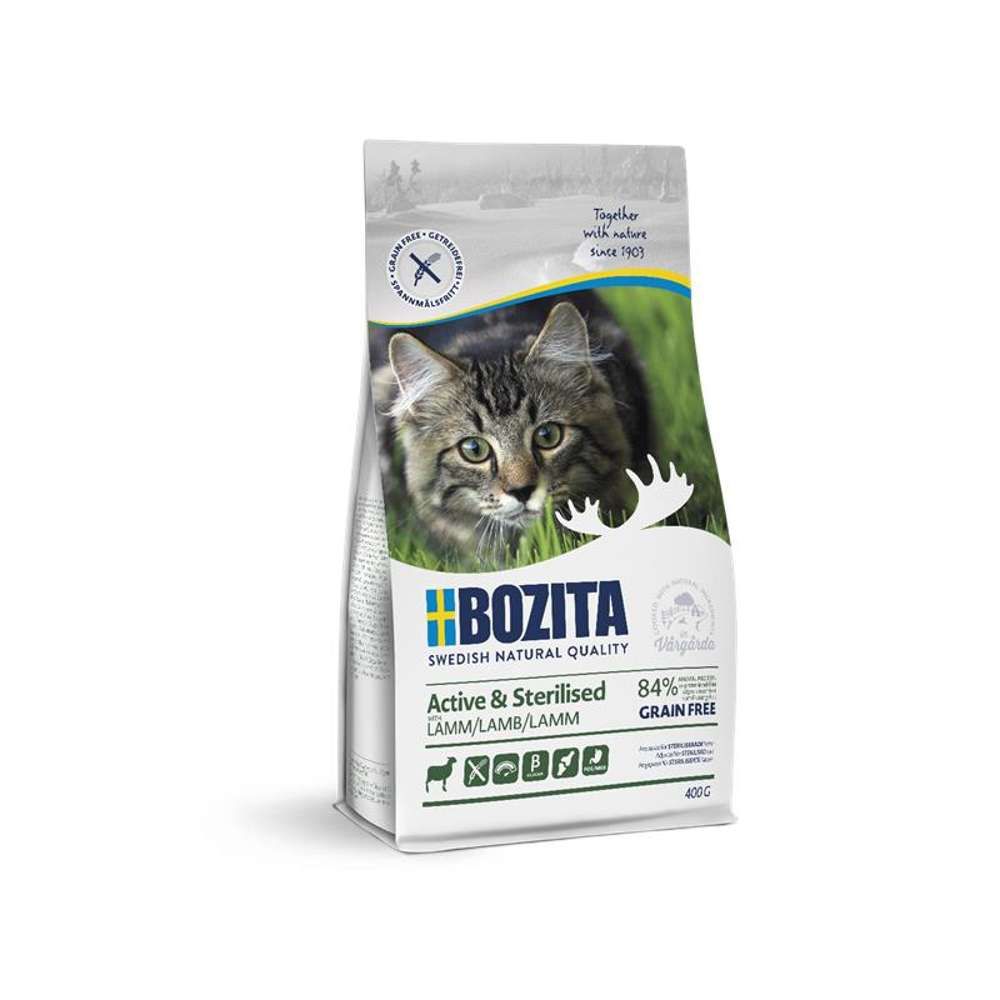 Bozita Cat - Active & Sterilised Grain free Lamb 400 g Futter