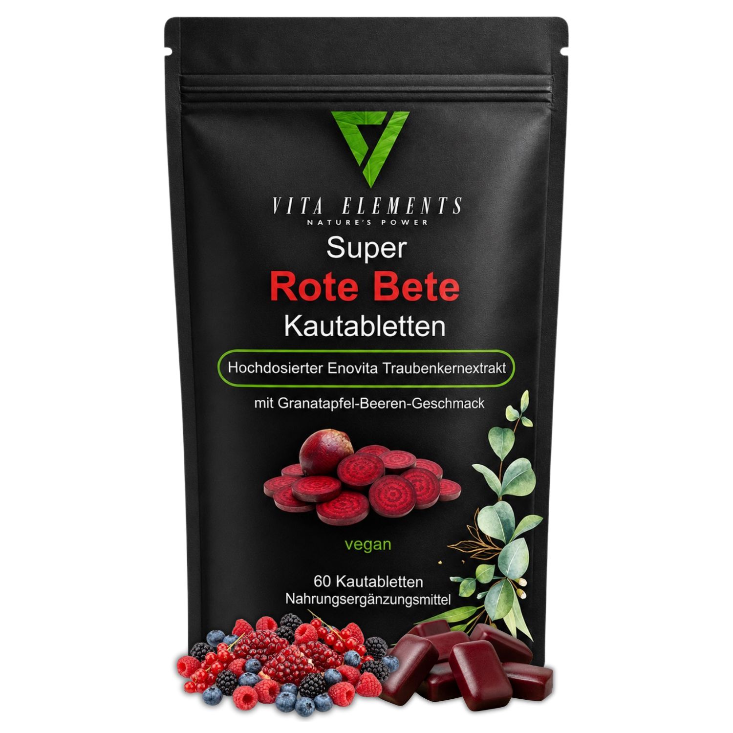 Vita Elements Pastiglie masticabili alla barbabietola rossa