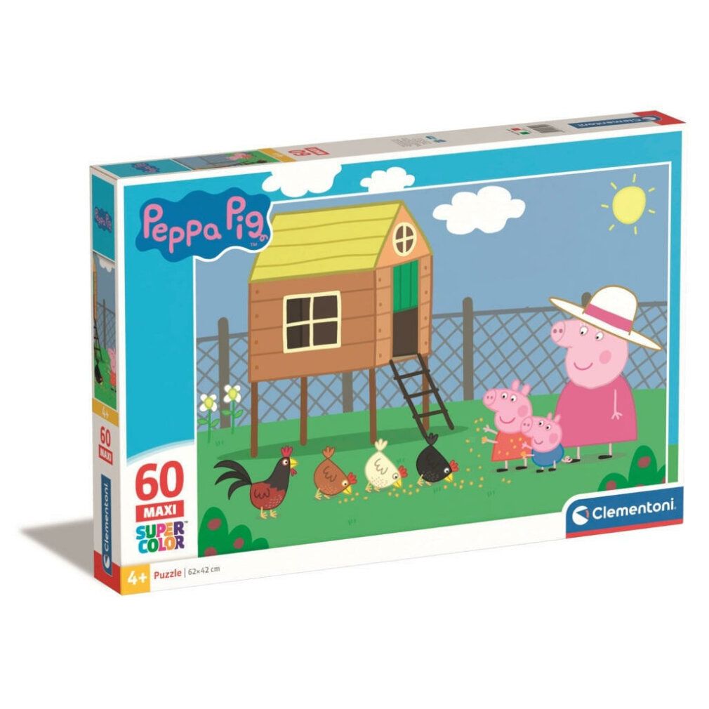 Clementoni Maxi Puzzle - Peppa Pig, 60 Teile.