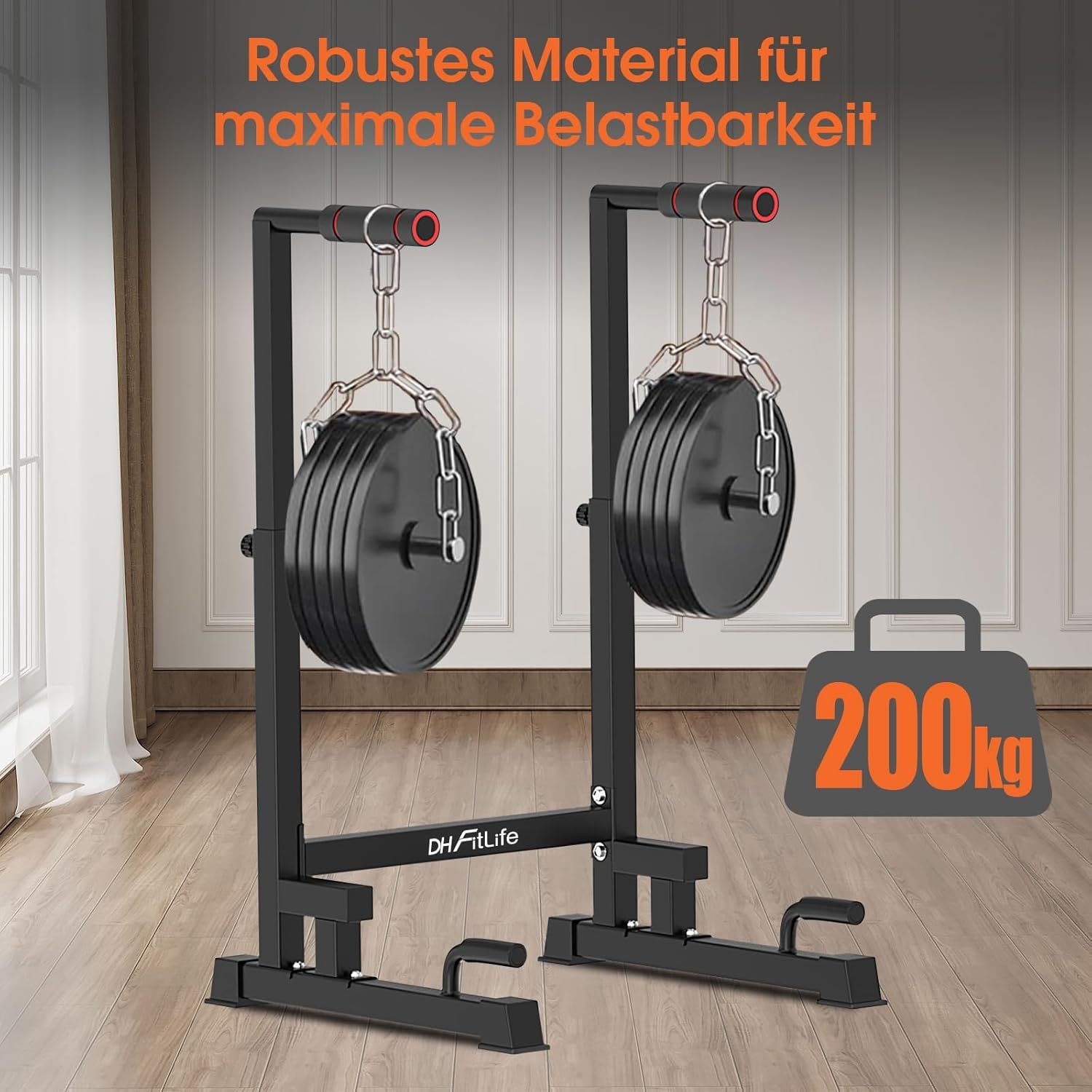 DH FitLife höhenverstellbar Dip Station