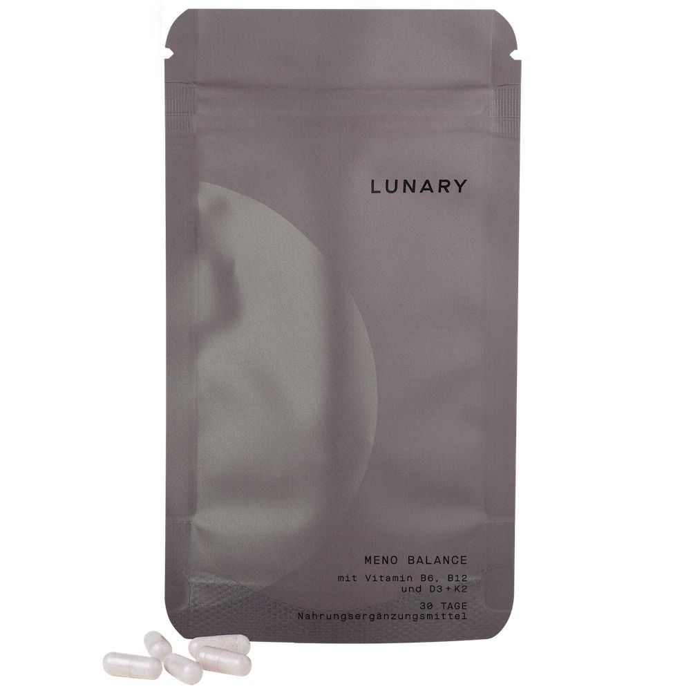 LUNARY Meno Balance Boost - Mikronährstoffe für Frauen in den Wechseljahren, hormonfrei, 30 Kapseln