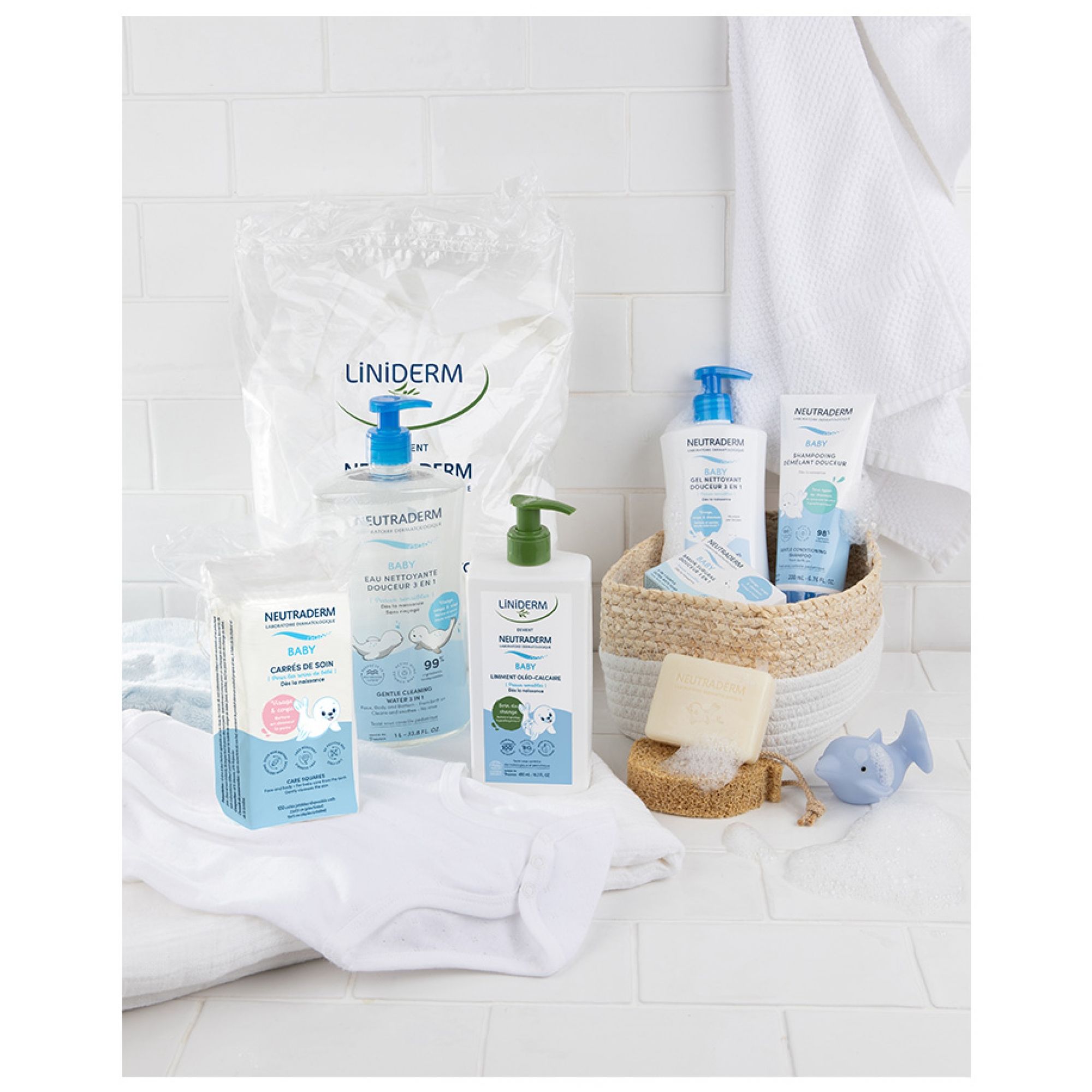 Neutraderm Baby Pads Rechteckige Baumwollpads 180 Rechtecke