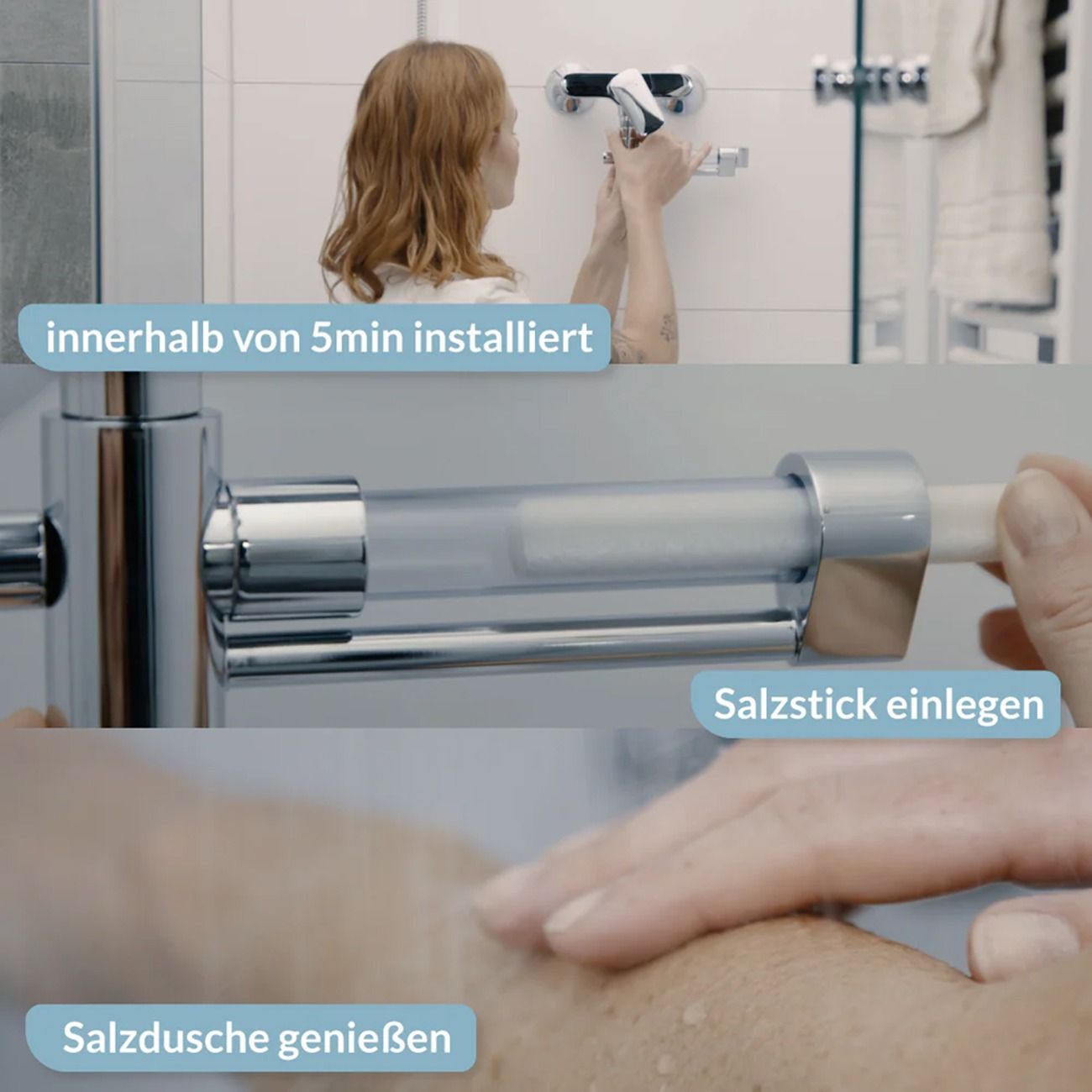 shower+ STARTERSET SALZDUSCHE Salzdusche