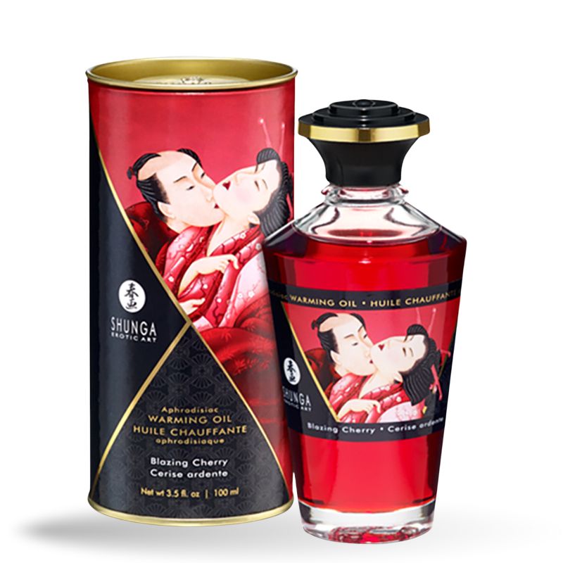 Massageöl mit Aroma Kirsche - Shunga 100 ml