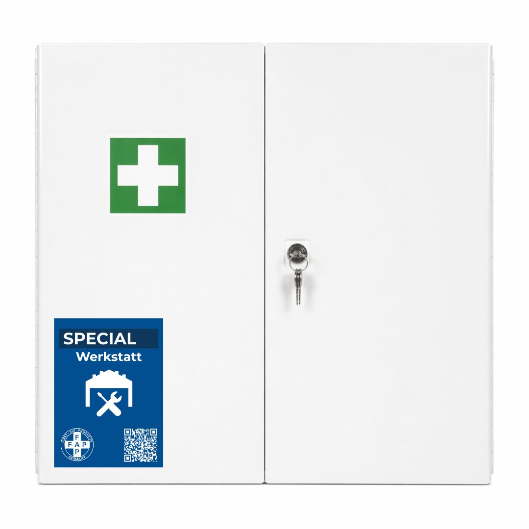 FAP First Aid Products Erste-Hilfe-Schrank Werkstatt DIN 13169 - zweitürig 1 St
